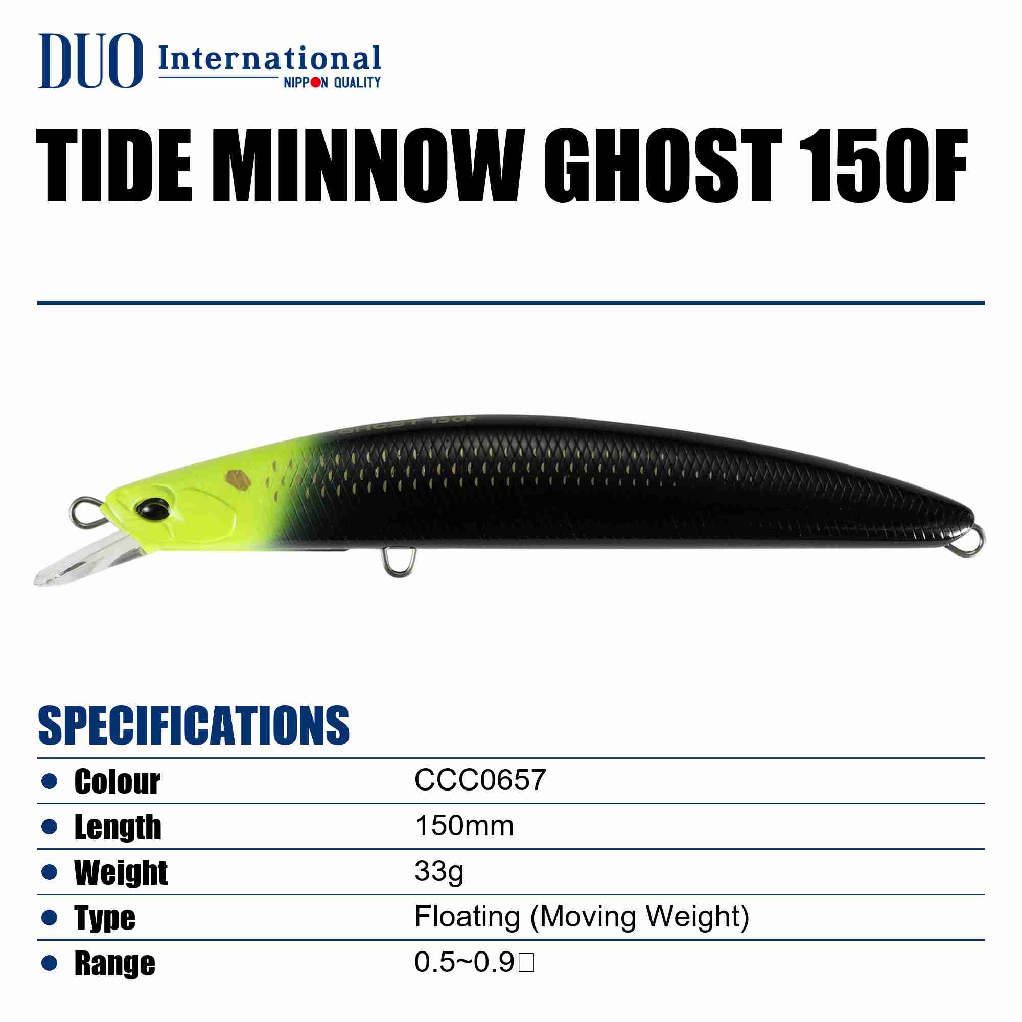 Duo Tide Minnow Ghost 150F Floating Lure CCC0657 (0349)