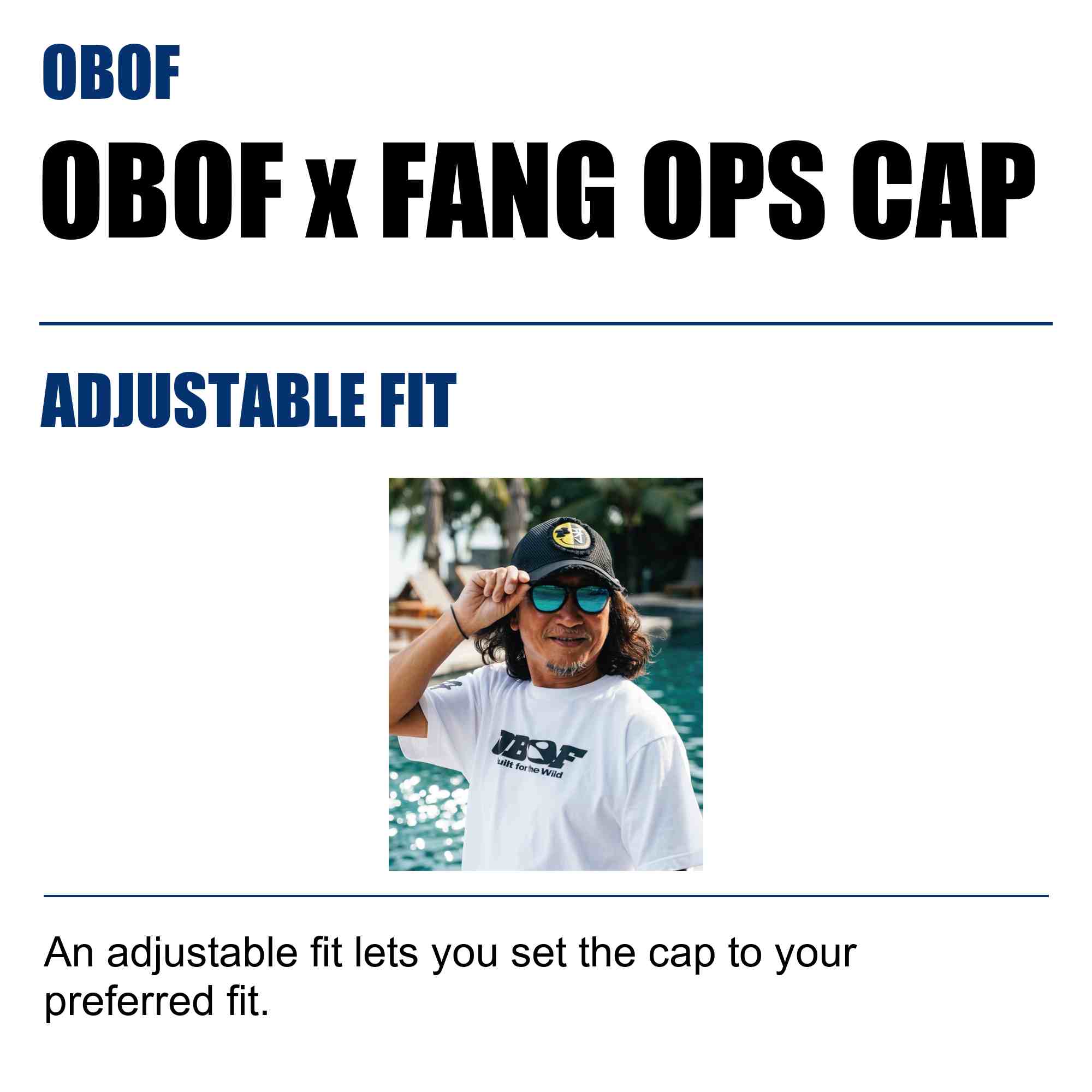OBOF x Fang Ops Cap Collab Black (0431)