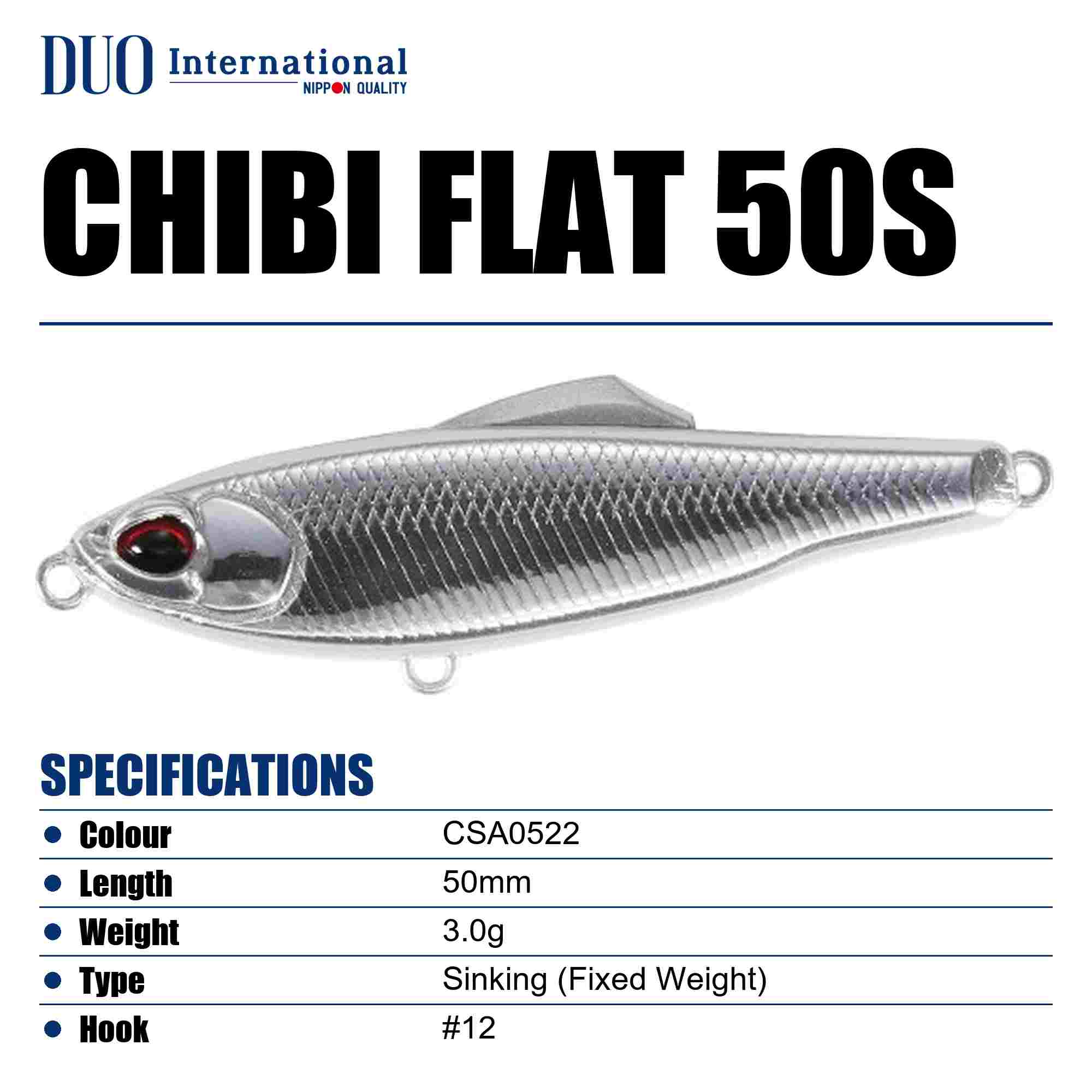 Duo Tetra Works Chibi Flat 50S Sinking Lure CSA0522 (0547)
