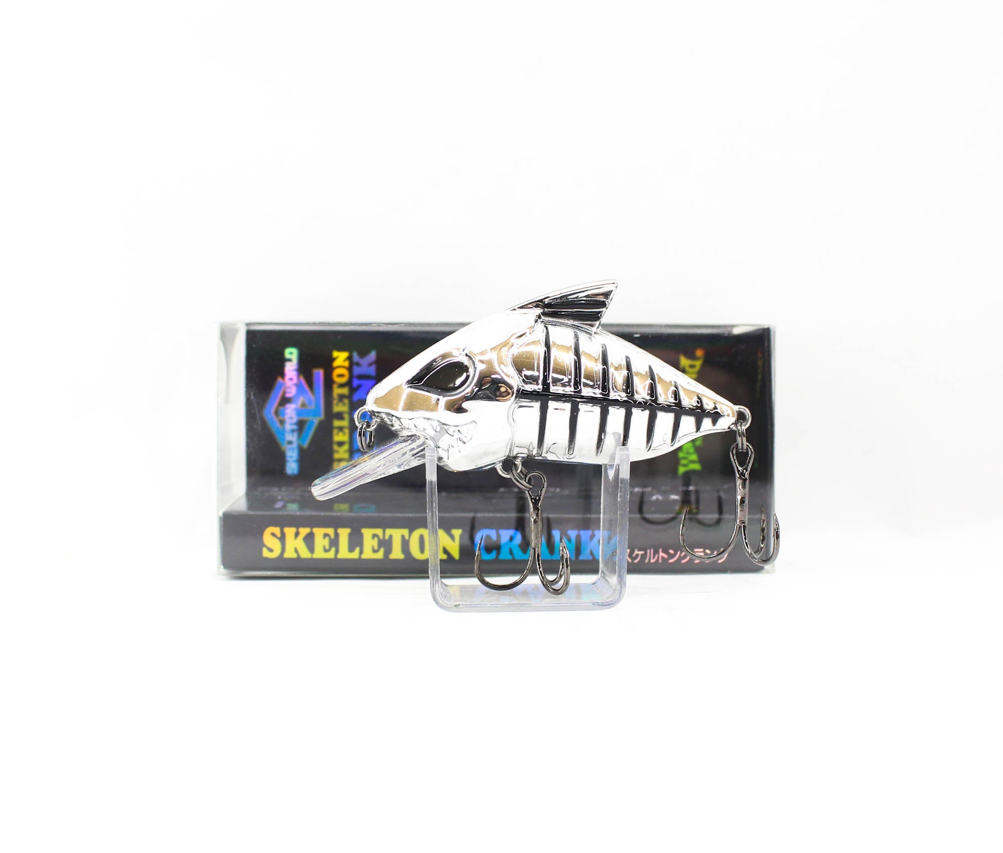 Water Land Skeleton Crank 59 mm 15 grams Floating Lure Silver (8775)