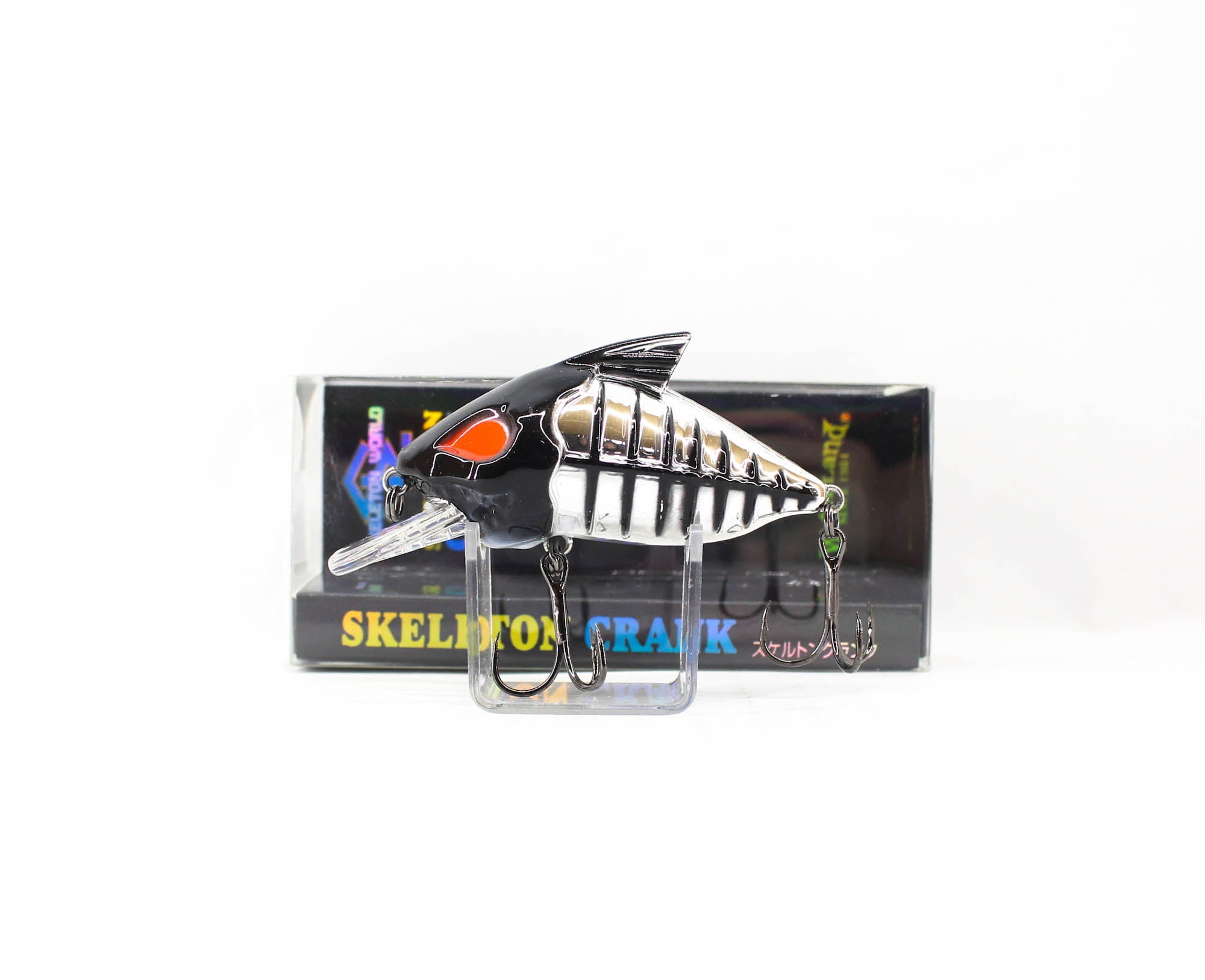 Water Land Skeleton Crank 59 mm 15 grams Floating Lure Black Silver (5117)