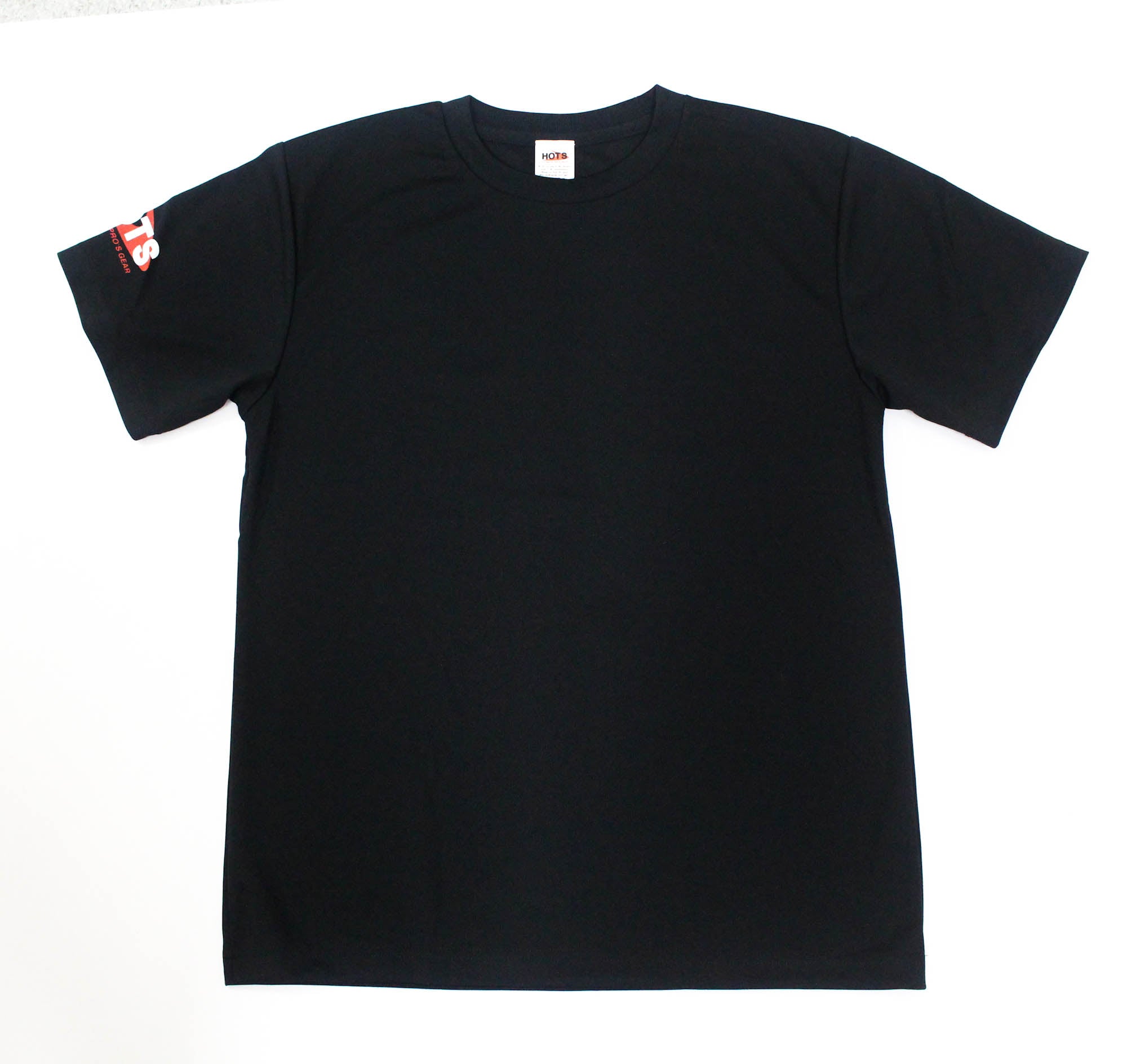 Hots T-Shirt Dry Fit Short Sleeve Tuna Size L Black (3718)