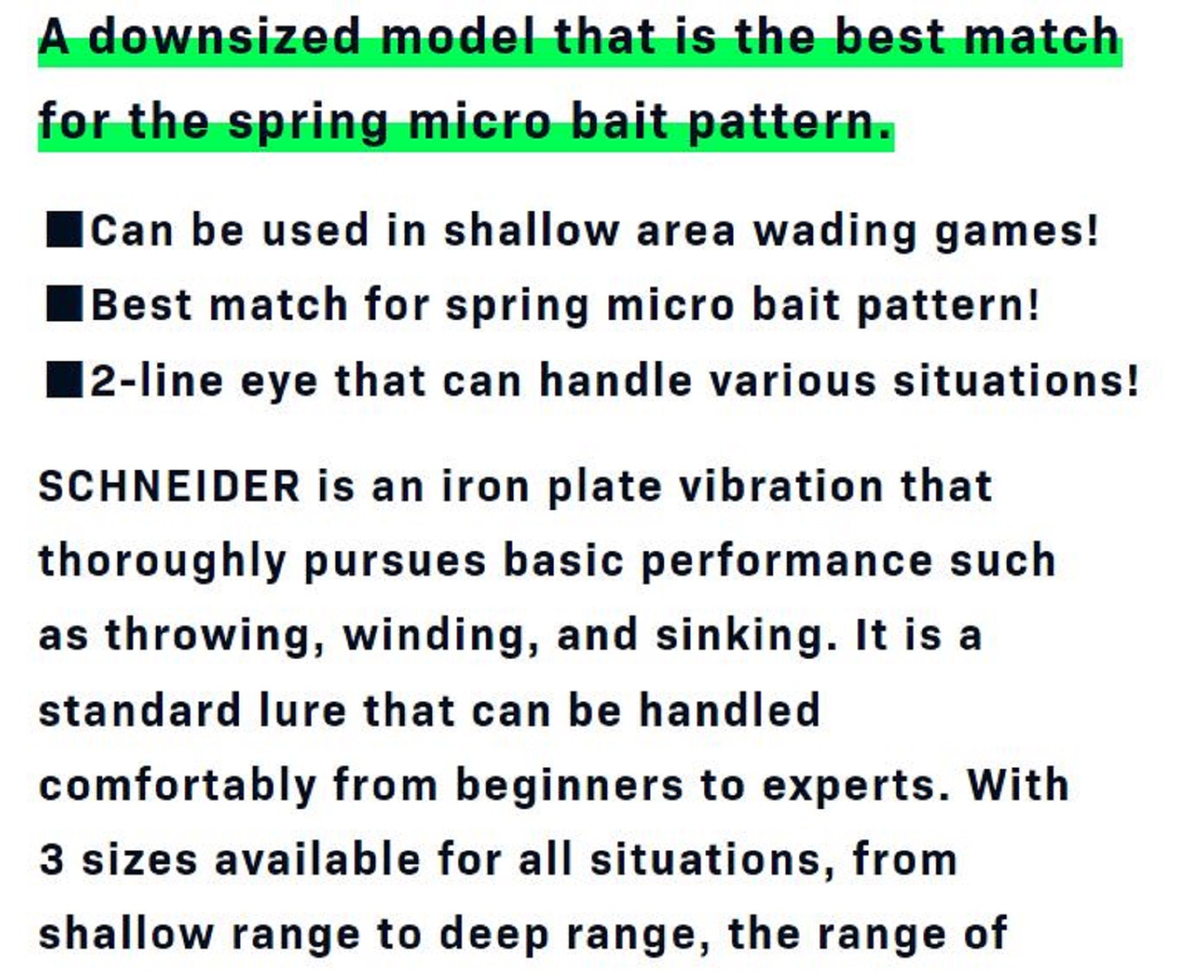 Ima Schneider 13 Metal Vibration 13 grams Sinking Lure 004 (6816)