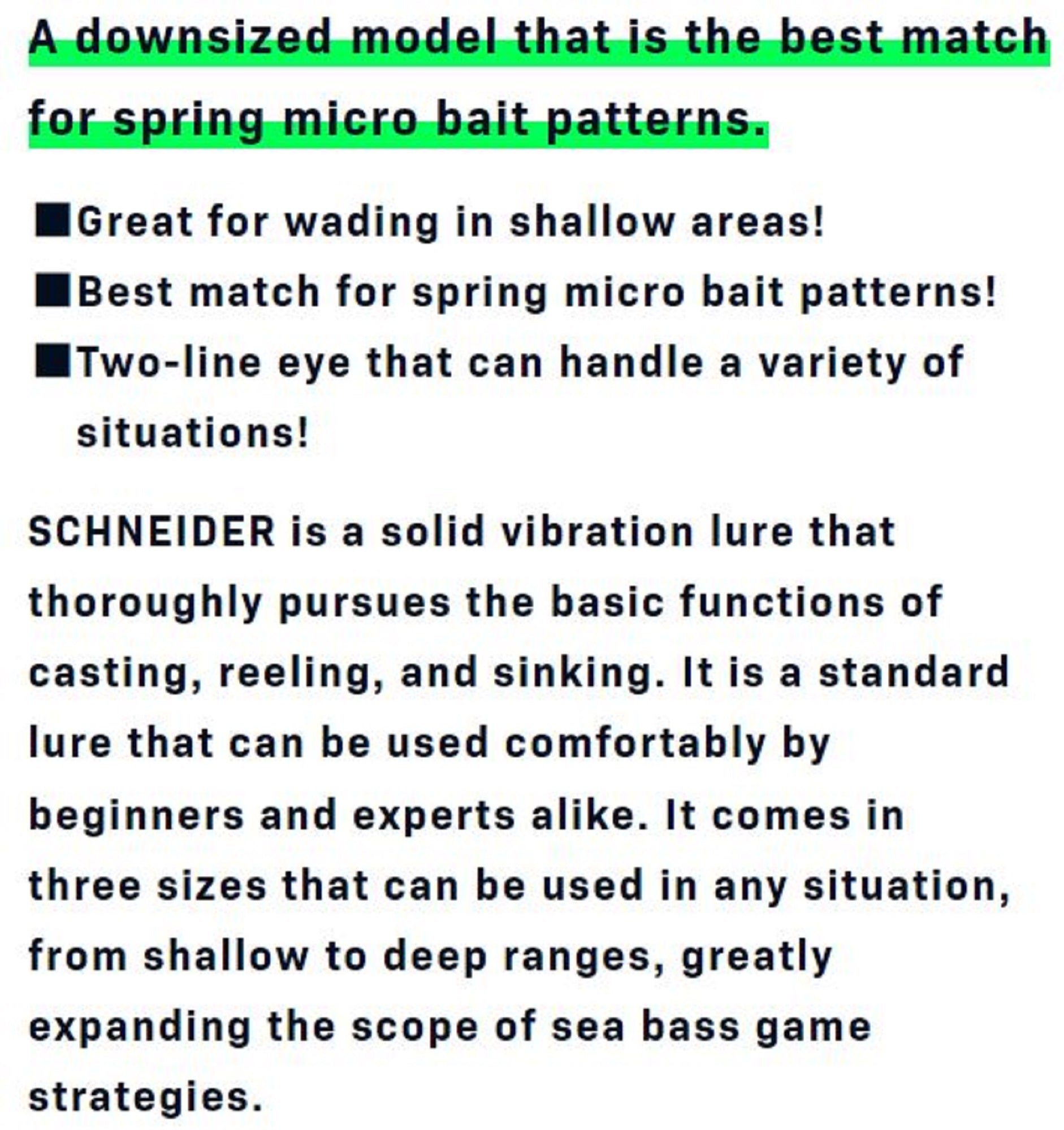Ima Schneider 13 Metal Vibration 13 grams Sinking Lure 019 (6838)