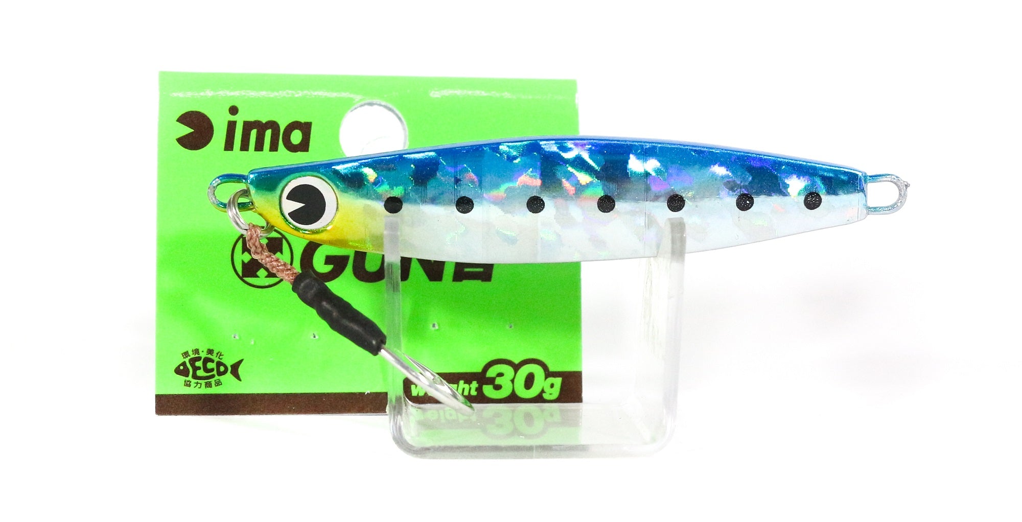 Ima Metal Jig Gun Kichi 30 grams Assist Plus 001 (1404)