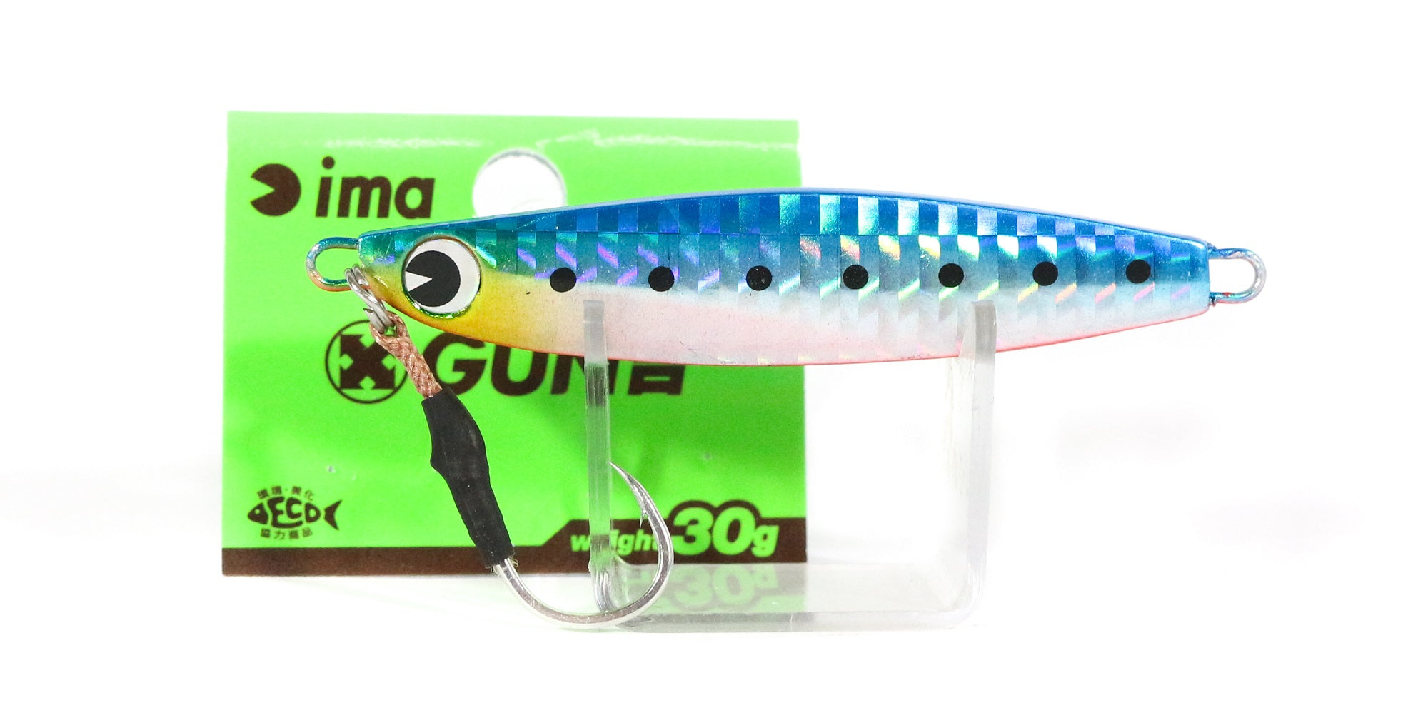 Ima Metal Jig Gun Kichi 30 grams Assist Plus 002 (1411)