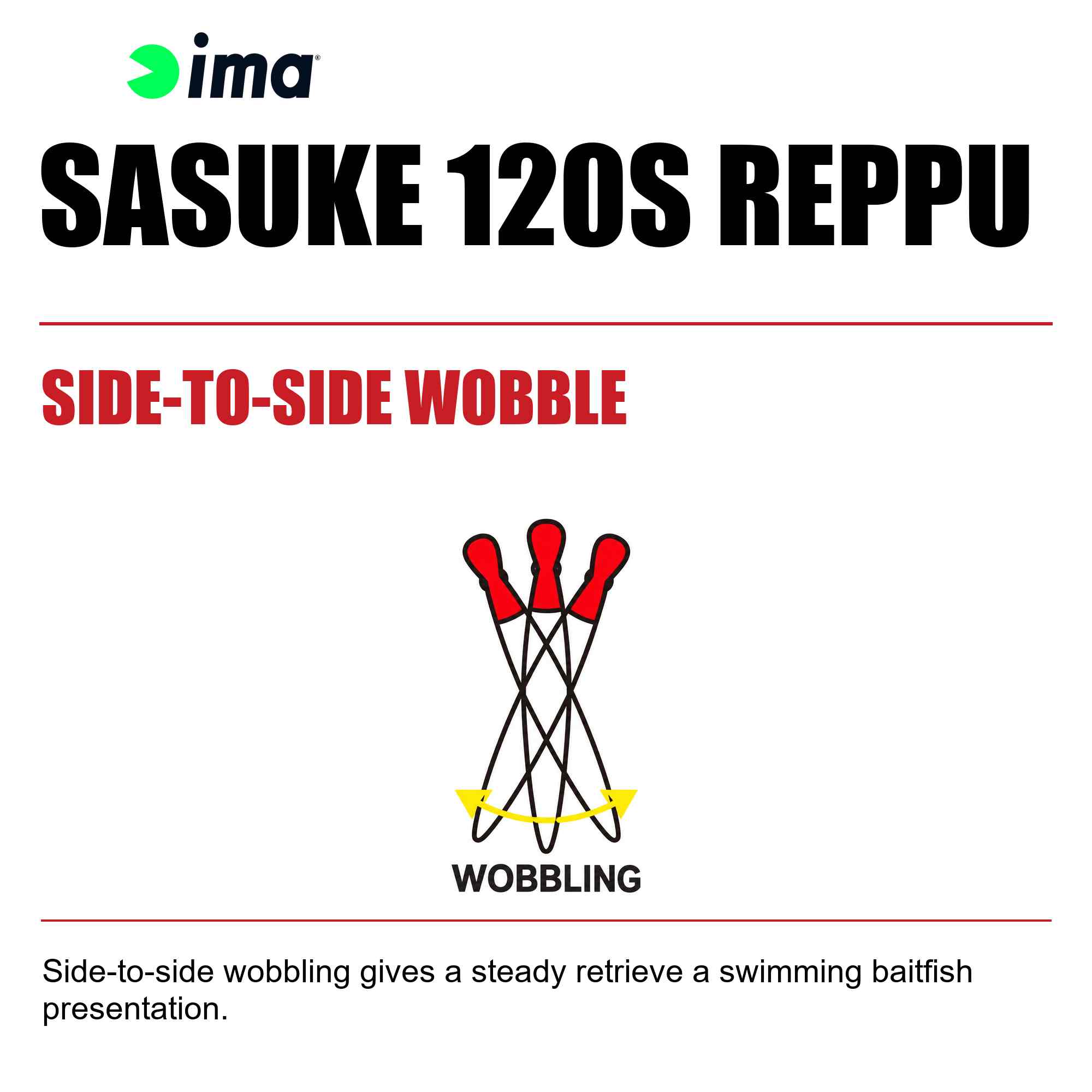 Ima Sasuke 120S Reppu Sinking Lure 107 (2586)