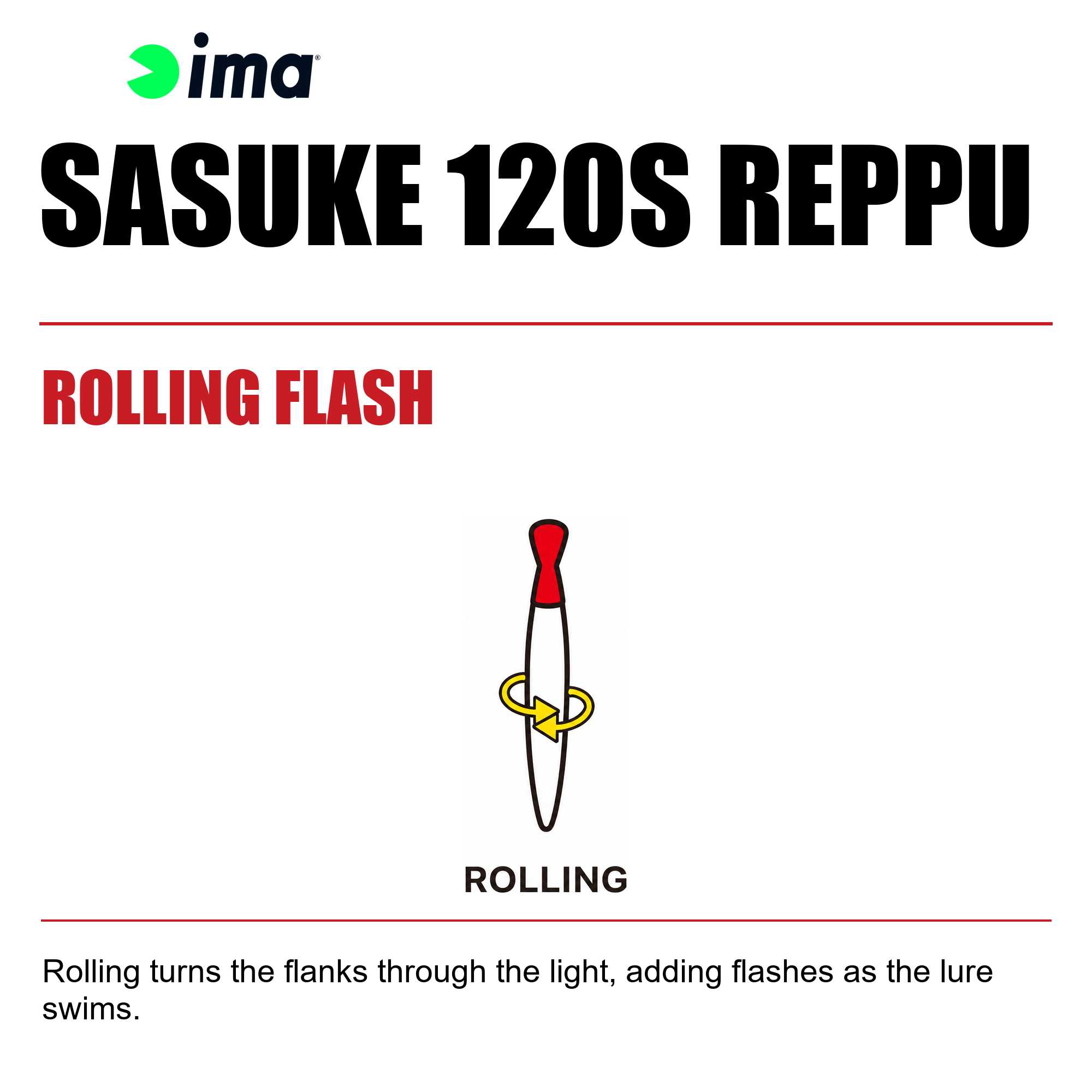 Ima Sasuke 120S Reppu Sinking Lure 107 (2586)