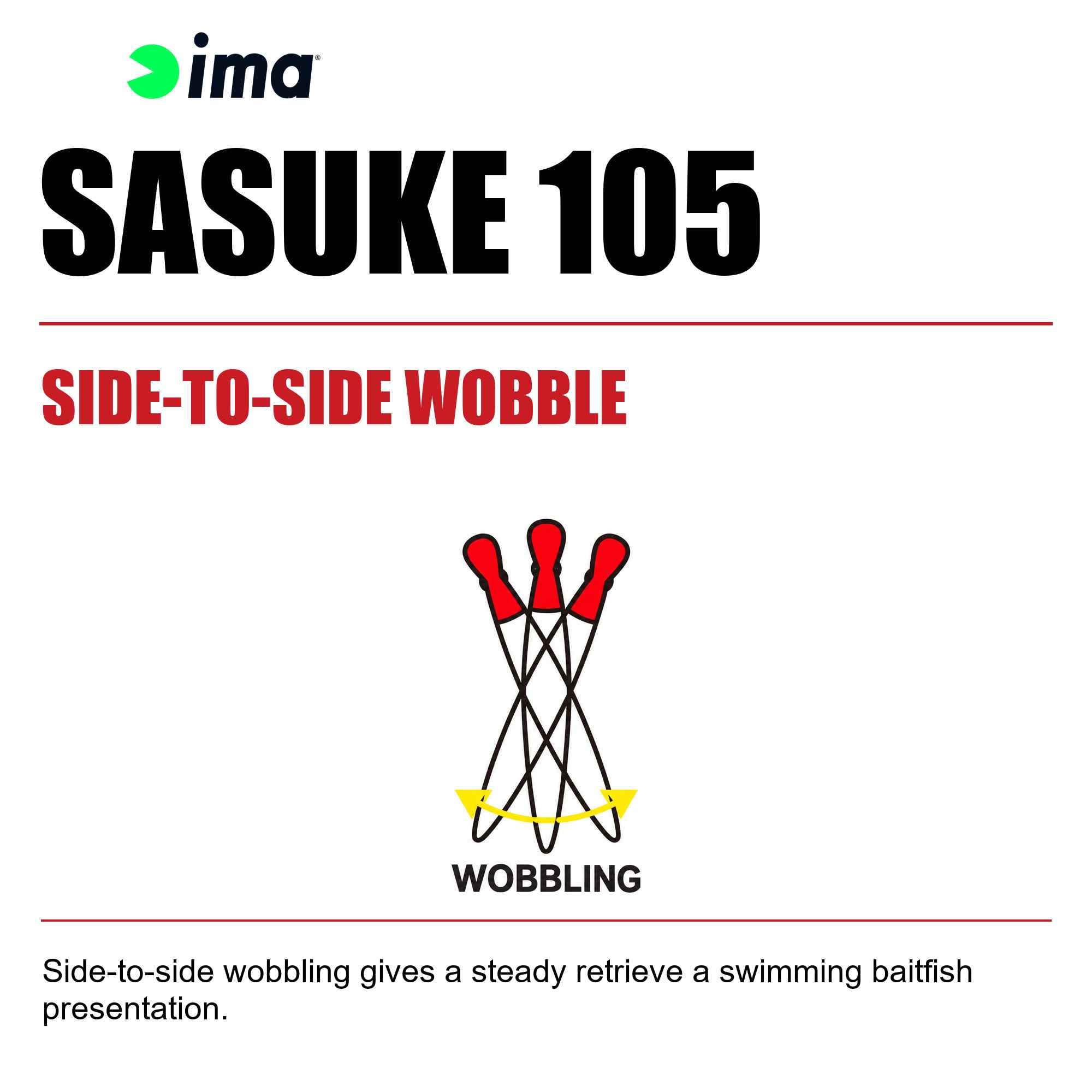 Ima Sasuke 105 mm Floating Lure 110 (5570)