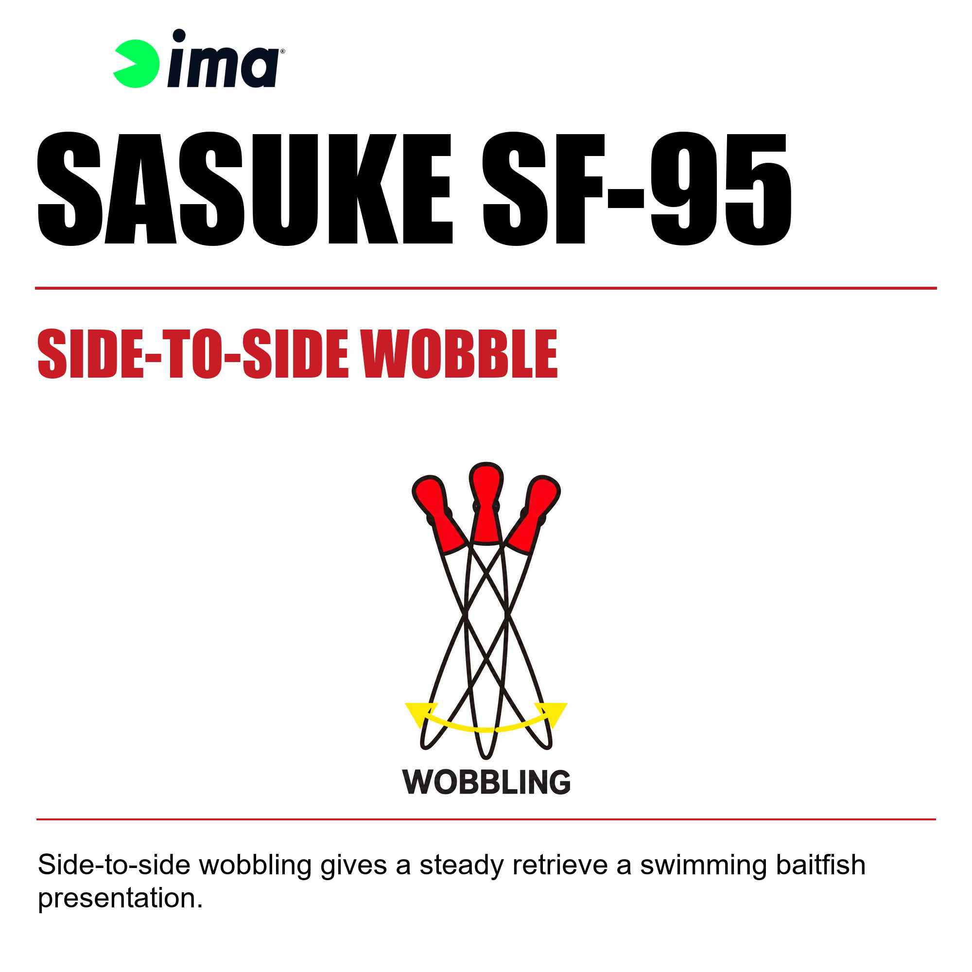 Ima Sasuke SF 95 mm Floating Lure 207 (5808)