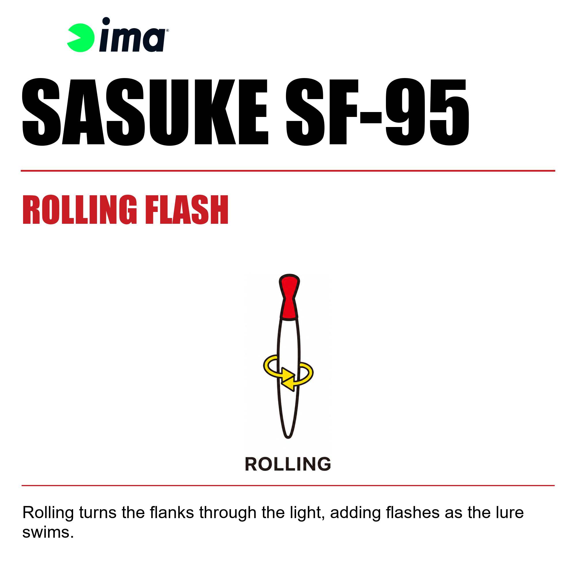Ima Sasuke SF 95 mm Floating Lure 207 (5808)
