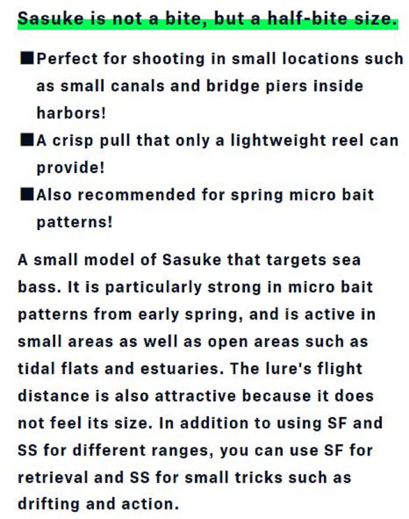 Ima Sasuke SF 75 mm Floating Lure 106 (6119)