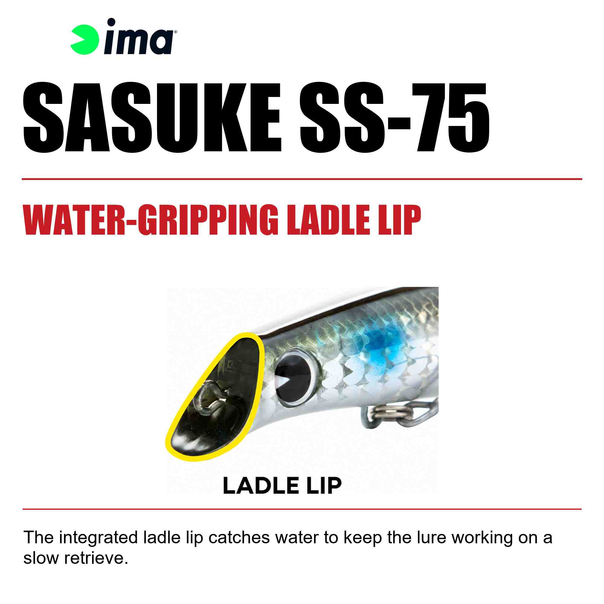 Ima Sasuke SS 75 mm Sinking Lure 102 (6256)