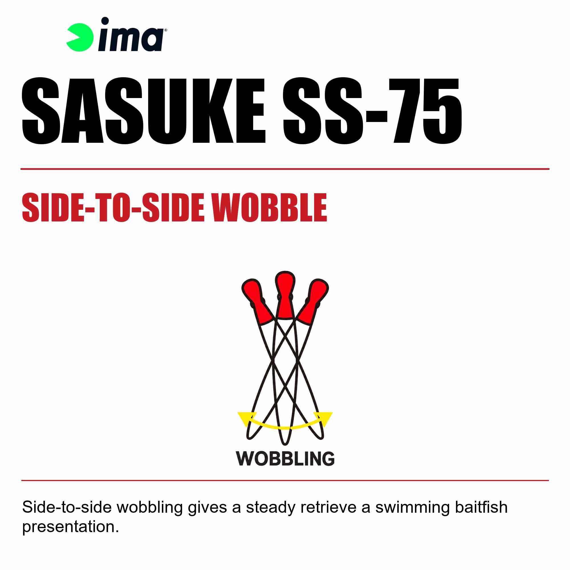 Ima Sasuke SS 75 mm Sinking Lure 102 (6256)