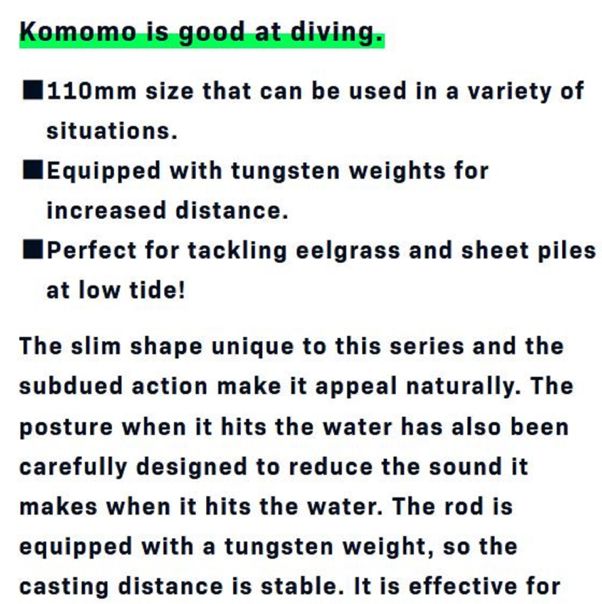 Ima Komomo SF 110 Floating Lure 111 (6621)
