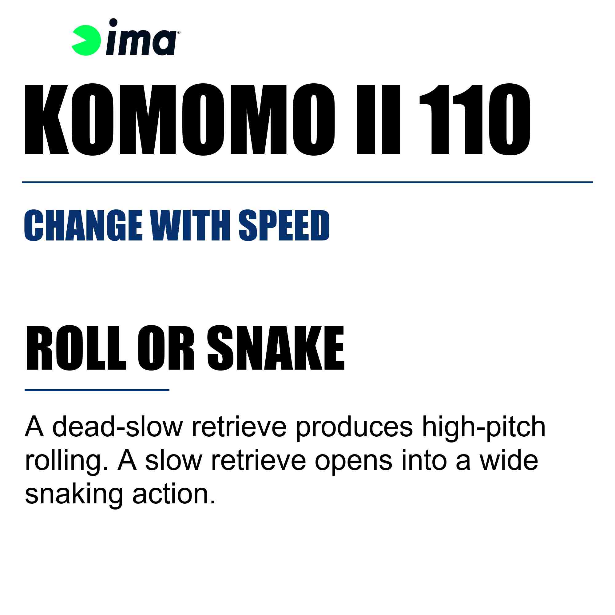 Ima komomo II 110 Floating Lure 102 (8113)