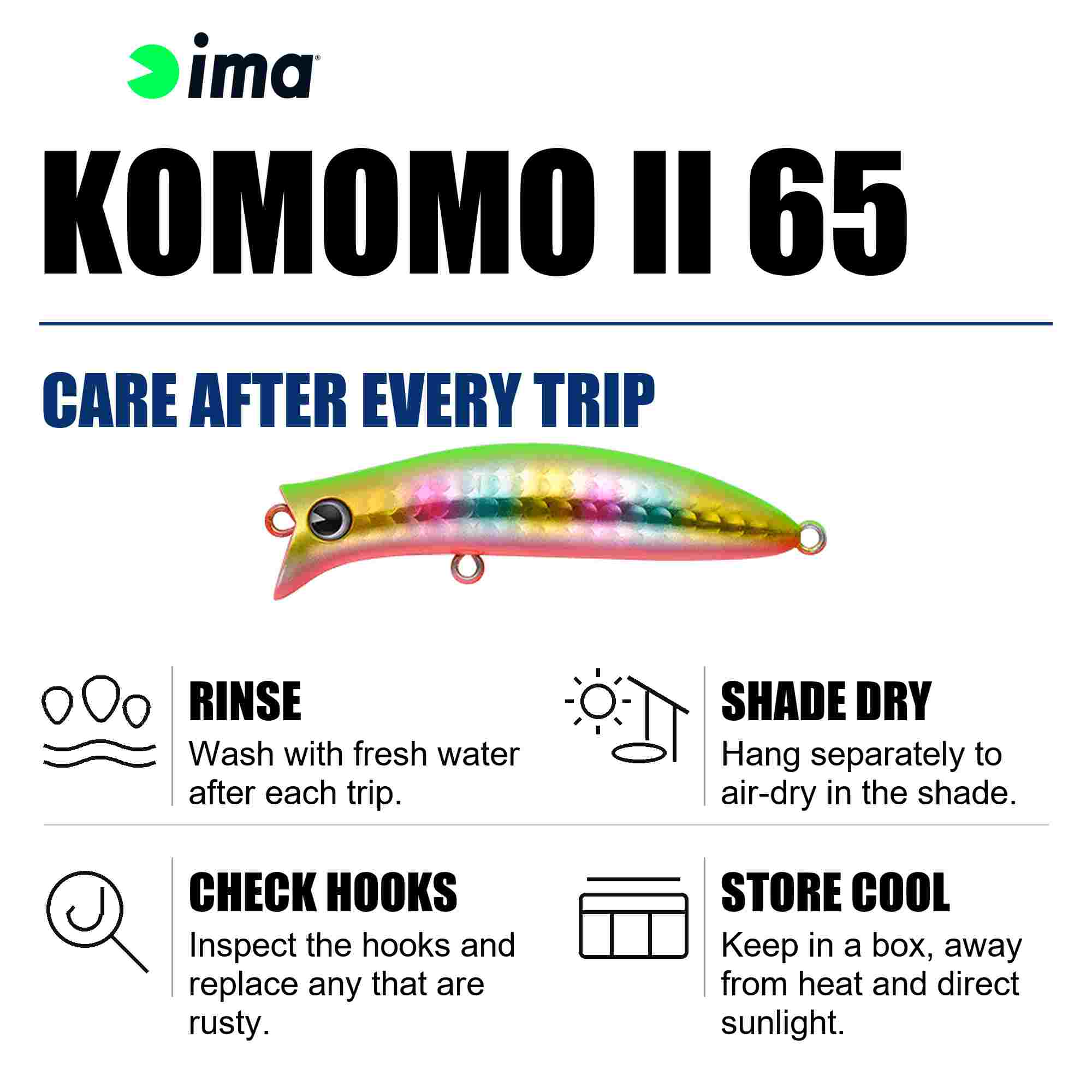 Ima komomo II 65 Floating Lure 105 (8441)