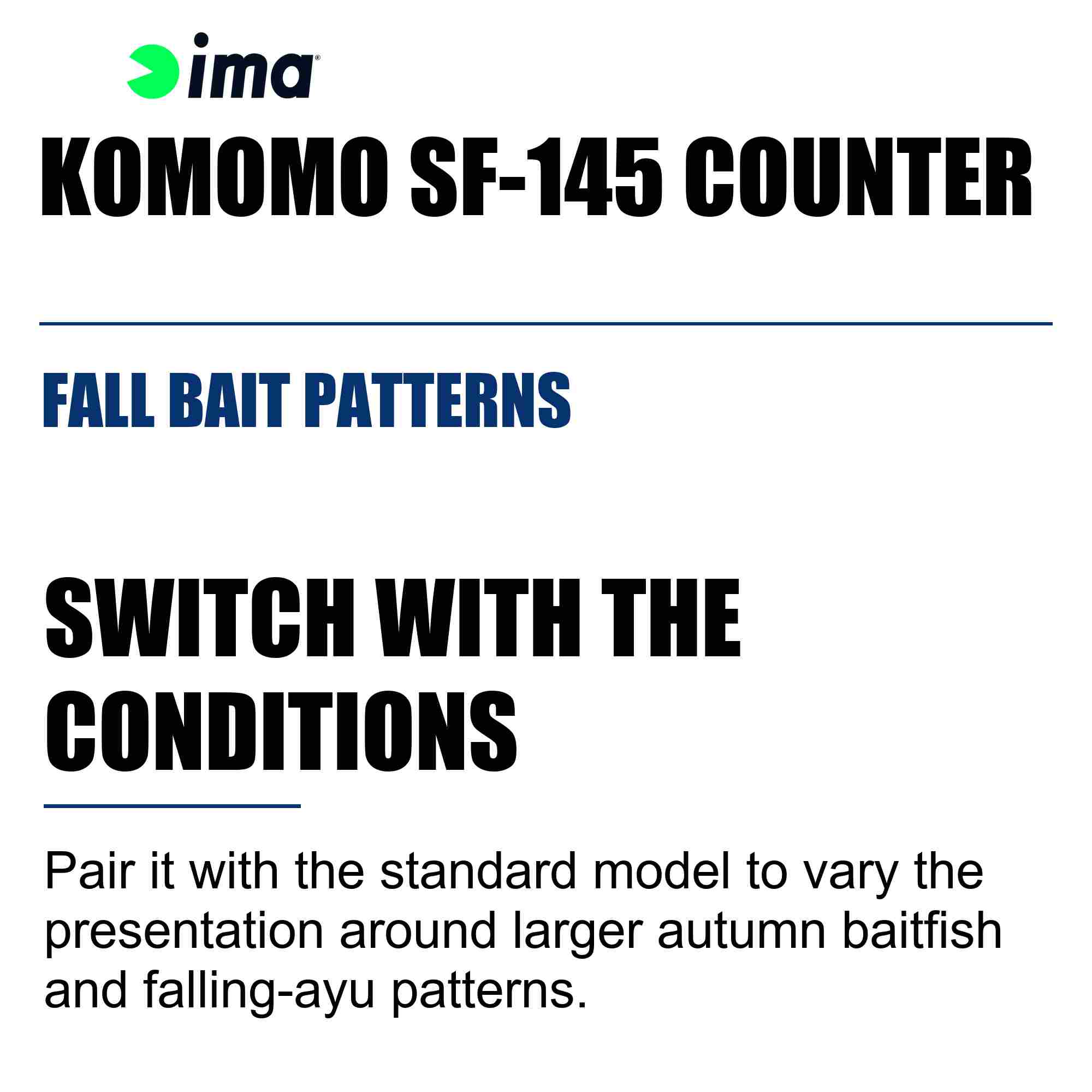 Ima Komomo SF 145 Counter Floating Lure 102 (5807)
