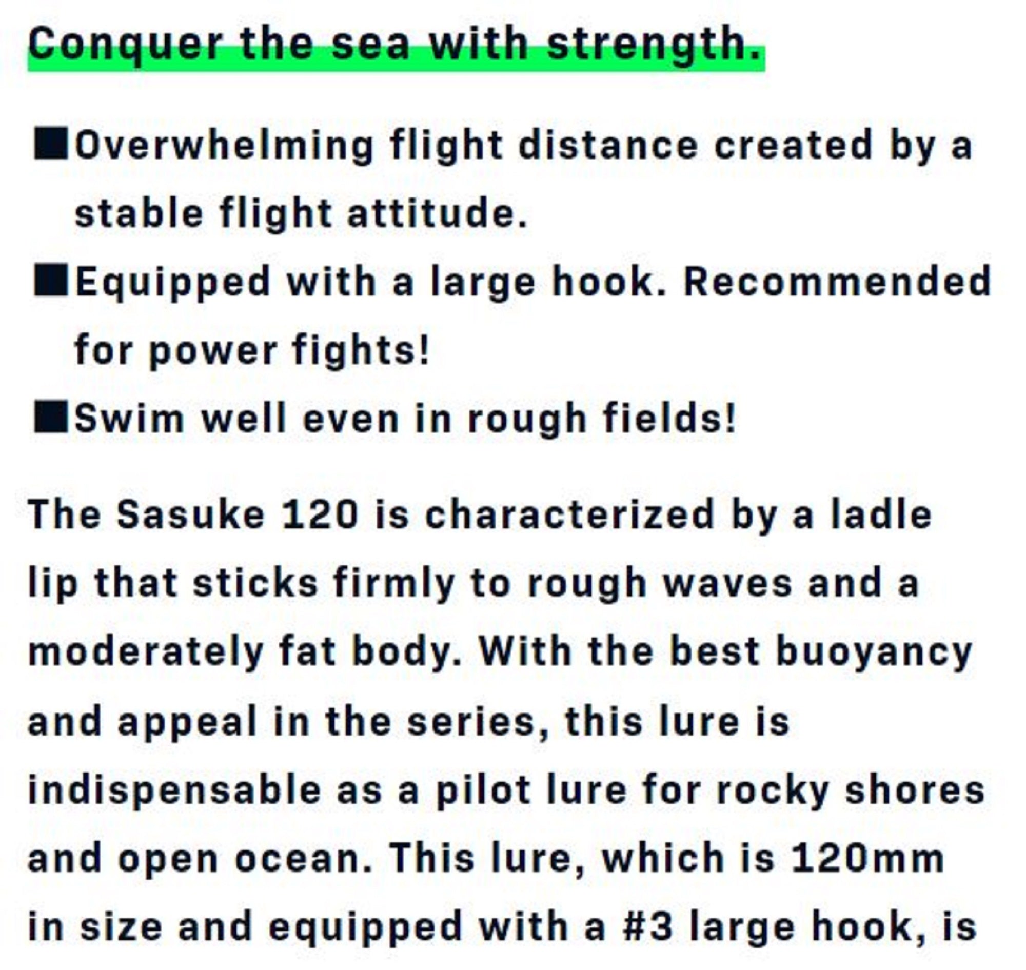 Ima Sasuke 120 mm Gouriki Floating Lure 107 (4687)