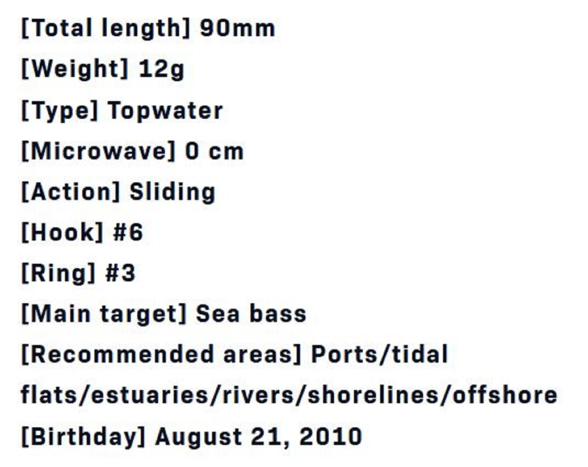 Ima Pugachev's Cobra 90 Floating Lure 014 (9131)