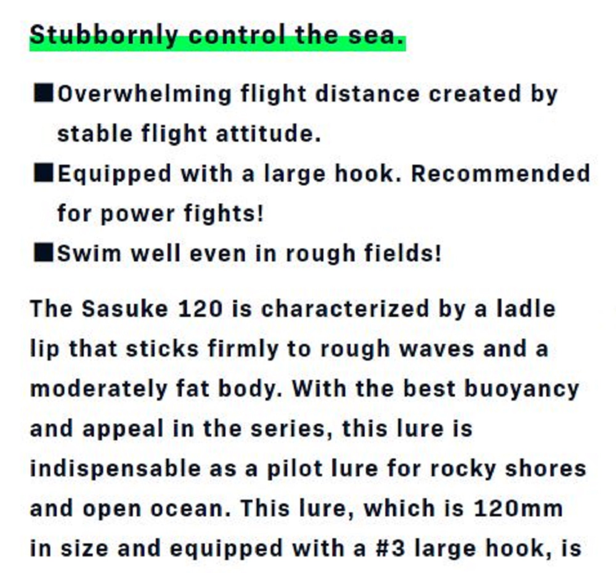 Ima Sasuke 120 mm Gouriki Floating Lure 016 (2949)