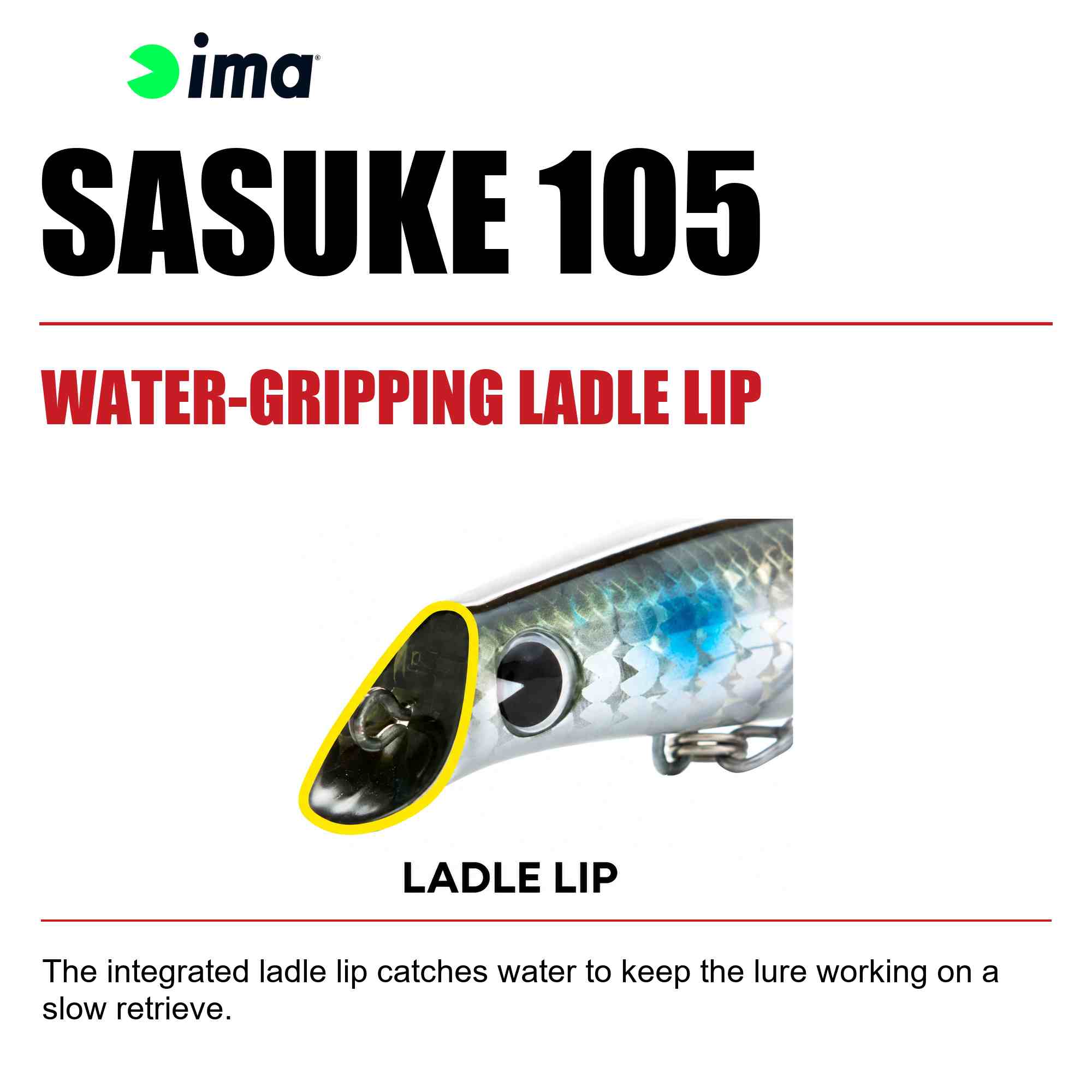 Ima Sasuke 105 mm Floating Lure 116 (2987)
