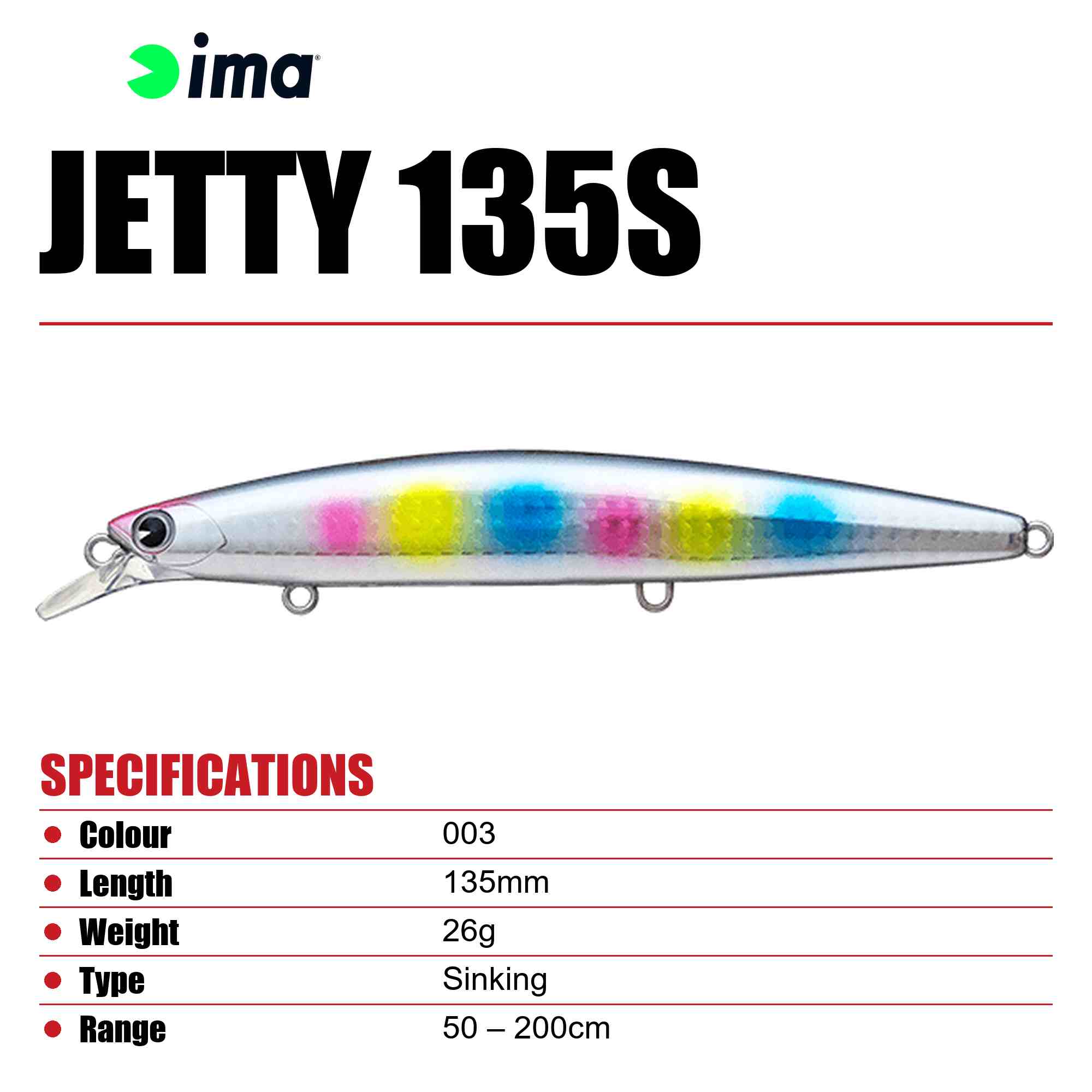 Ima Jetty 135S Sinking Lure 003 (8902)