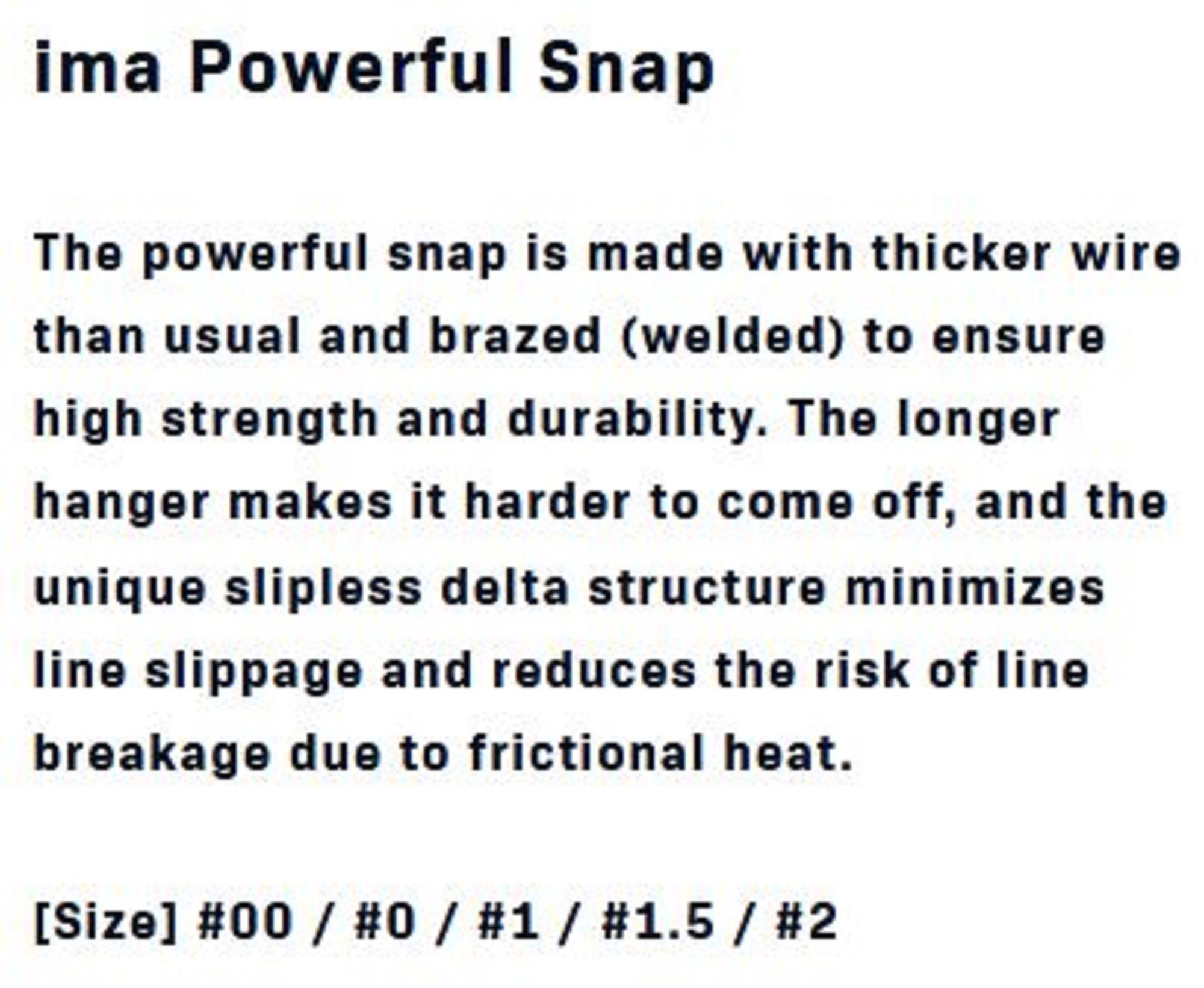 Ima Powerful Snap Size 1.5 (7484)