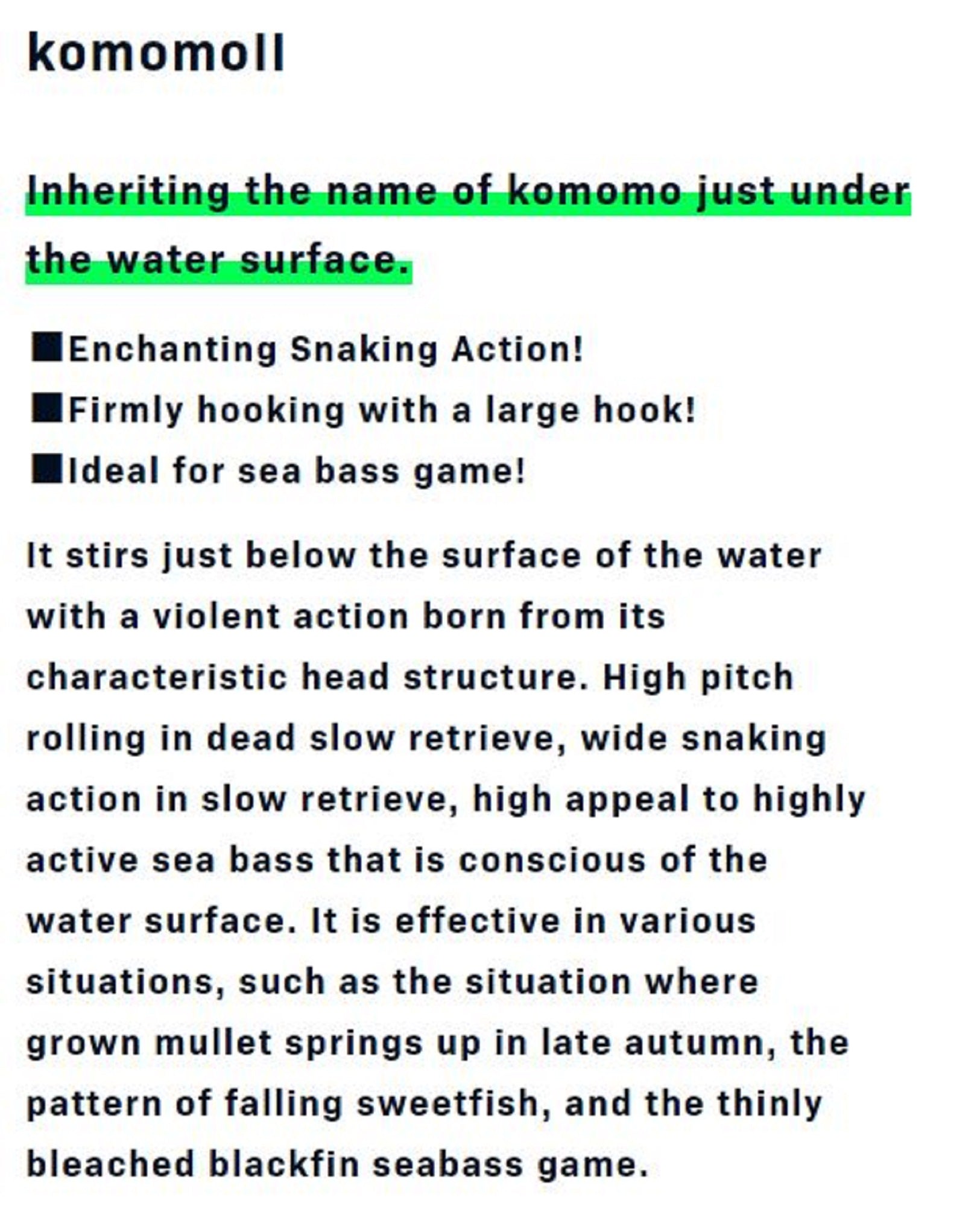Ima komomo II 110 Floating Lure 116 (2873)