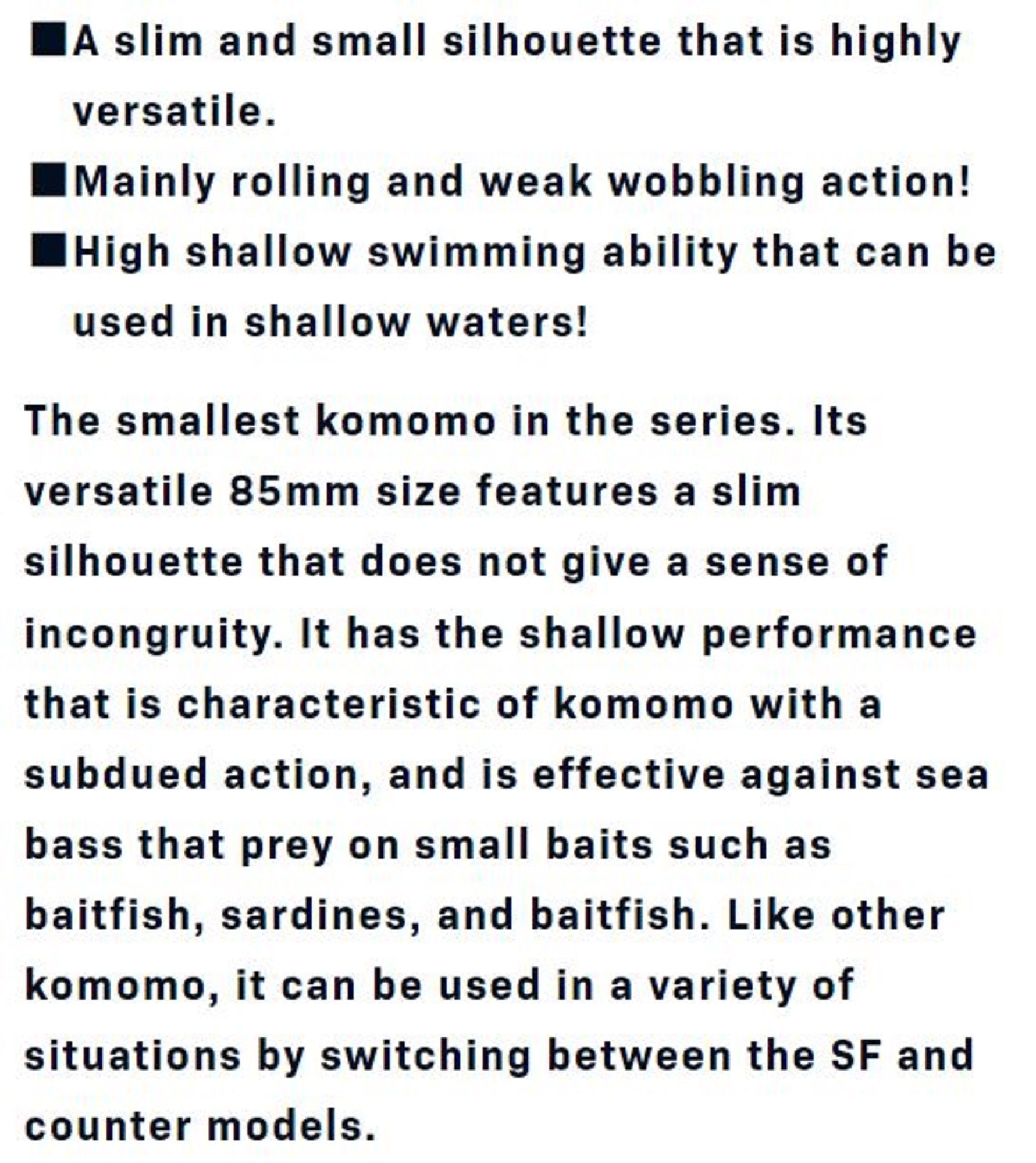 Ima Komomo SF 85 Floating Lure 124 (5027)