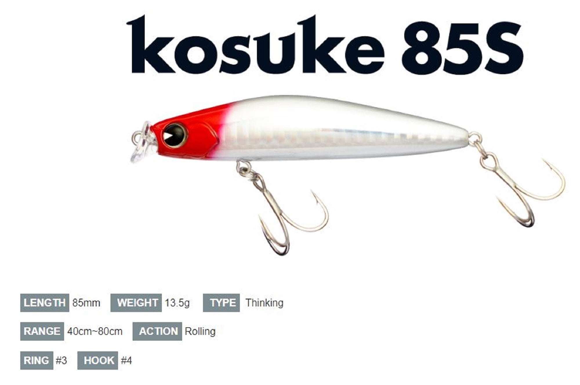 Sale Ima Kosuke 85S Sinking Lure X5320 (5164)