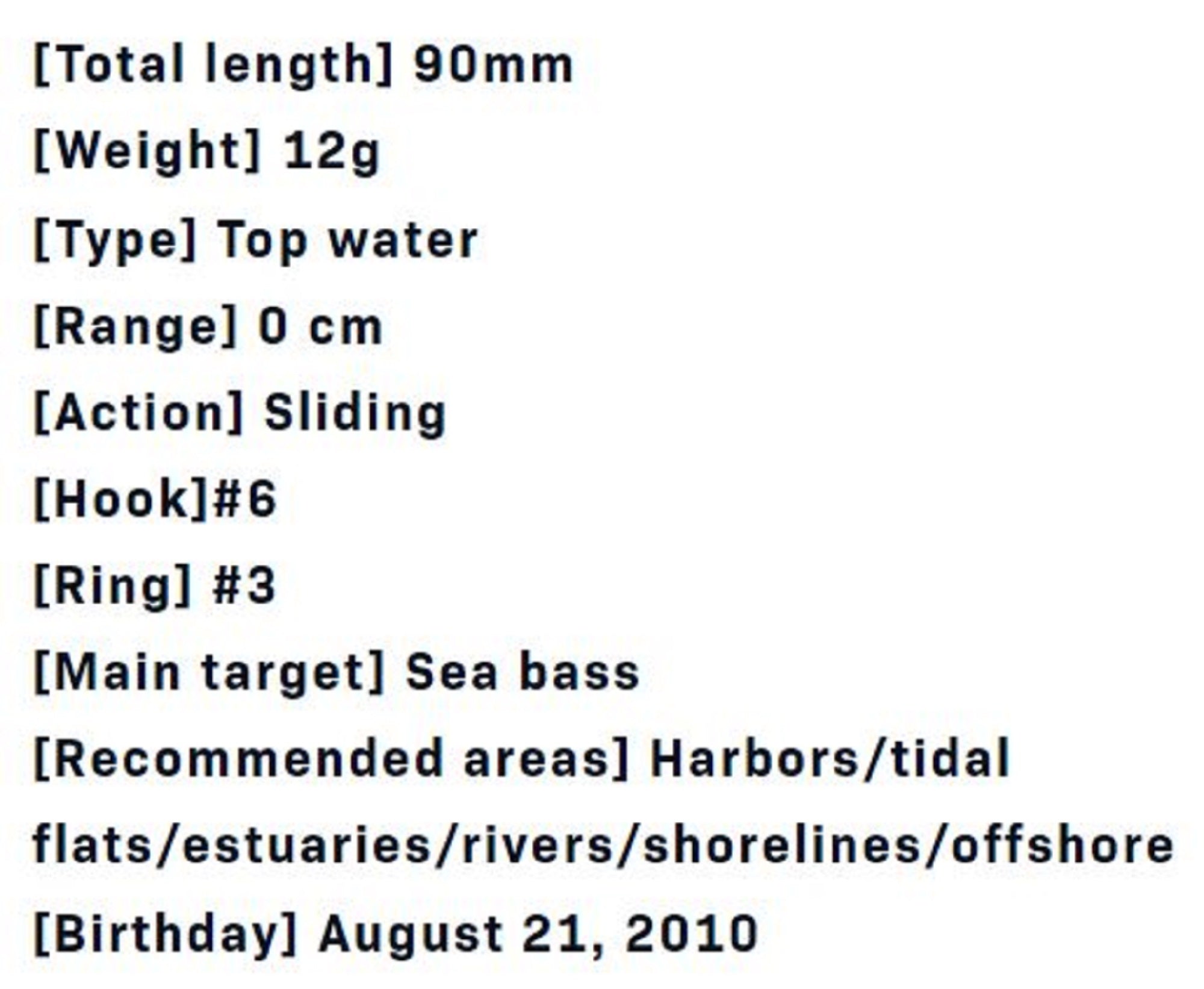 Ima Pugachev's Cobra 90 Floating Lure X5473 (3046)