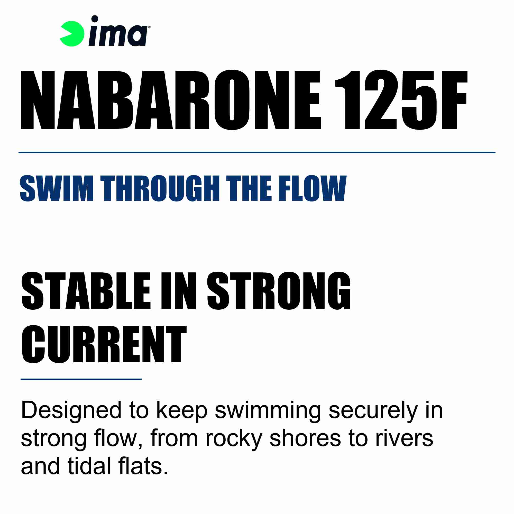 Ima Nabarone 125F Floating Lure X5490 (4302)
