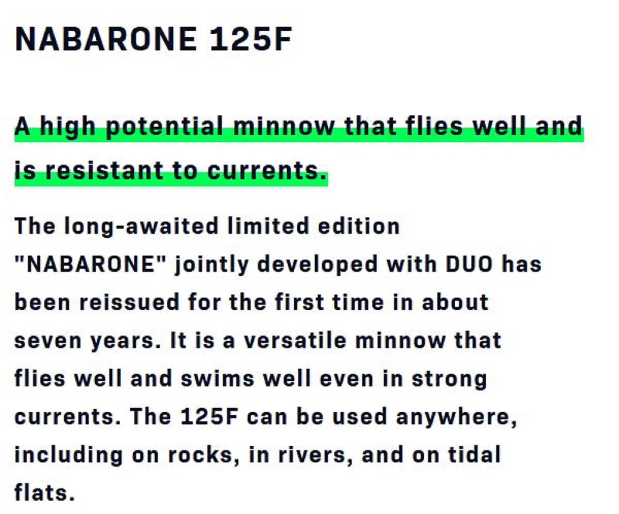 Ima Nabarone 125F Floating Lure X5495 (4357)