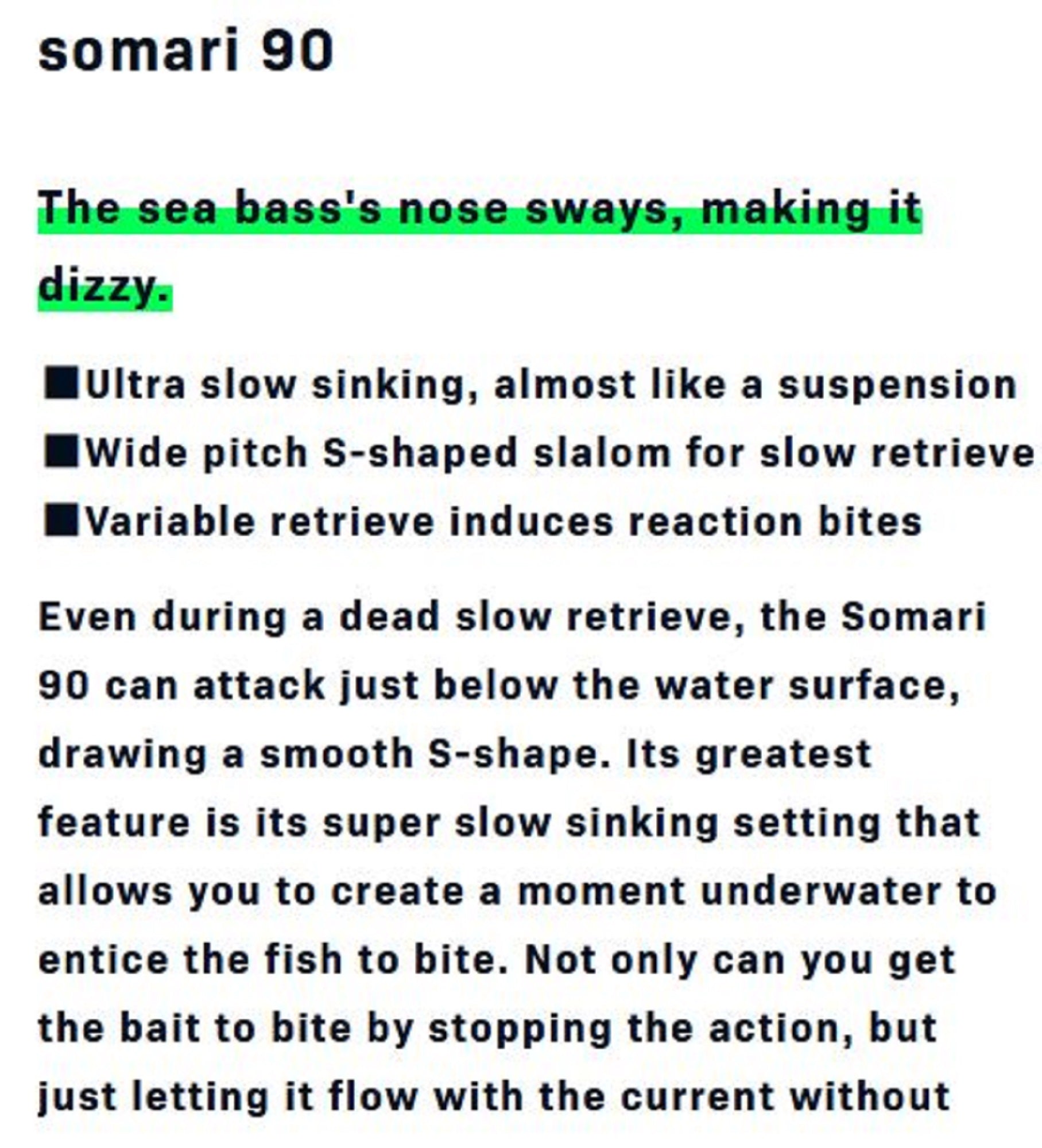 Ima Somari 90 Sinking Lure 016 (5699)