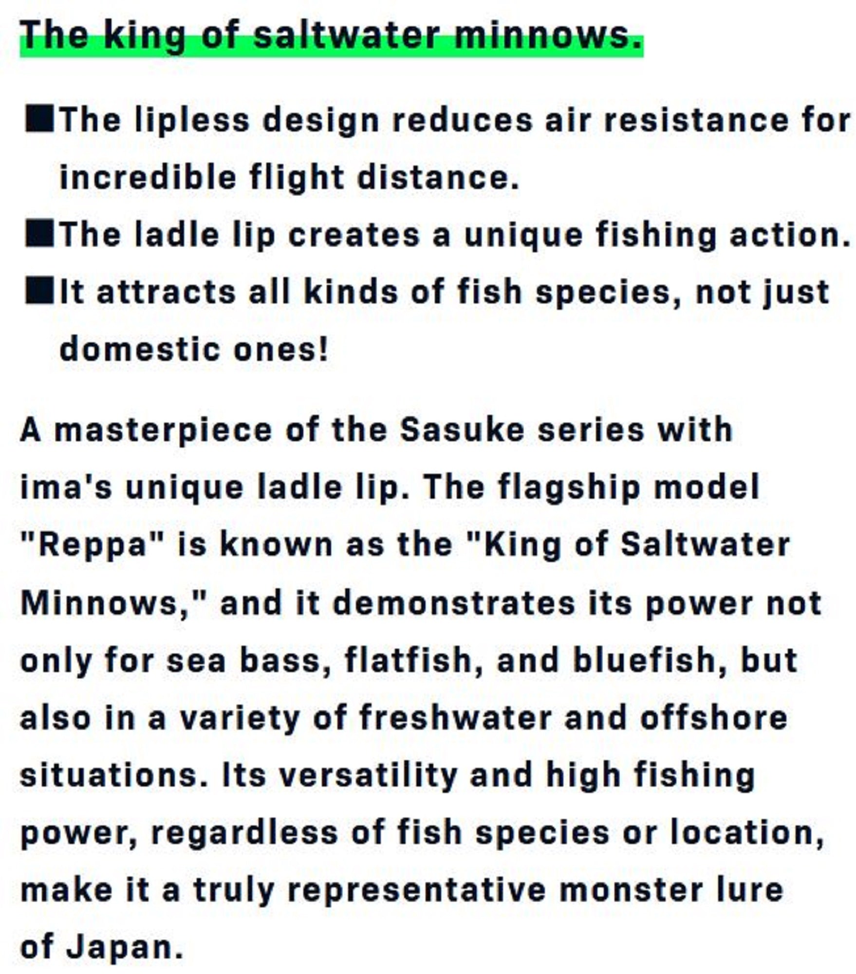 Ima Sasuke 120 Reppa Floating Lure RP238 (5866)