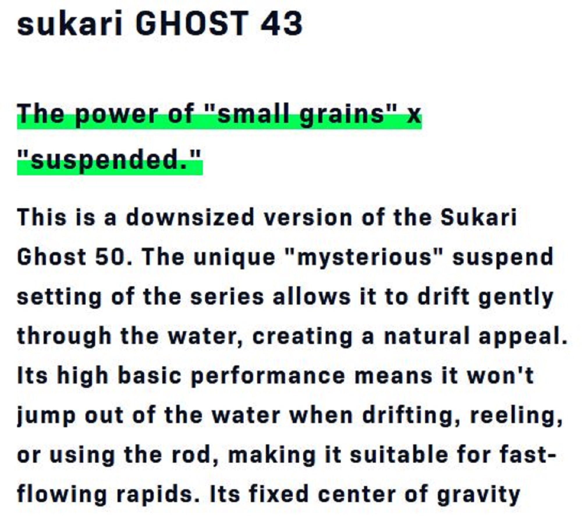 Sale Ima Sukari Ghost 43 Sinking Lure X5583 (7655)