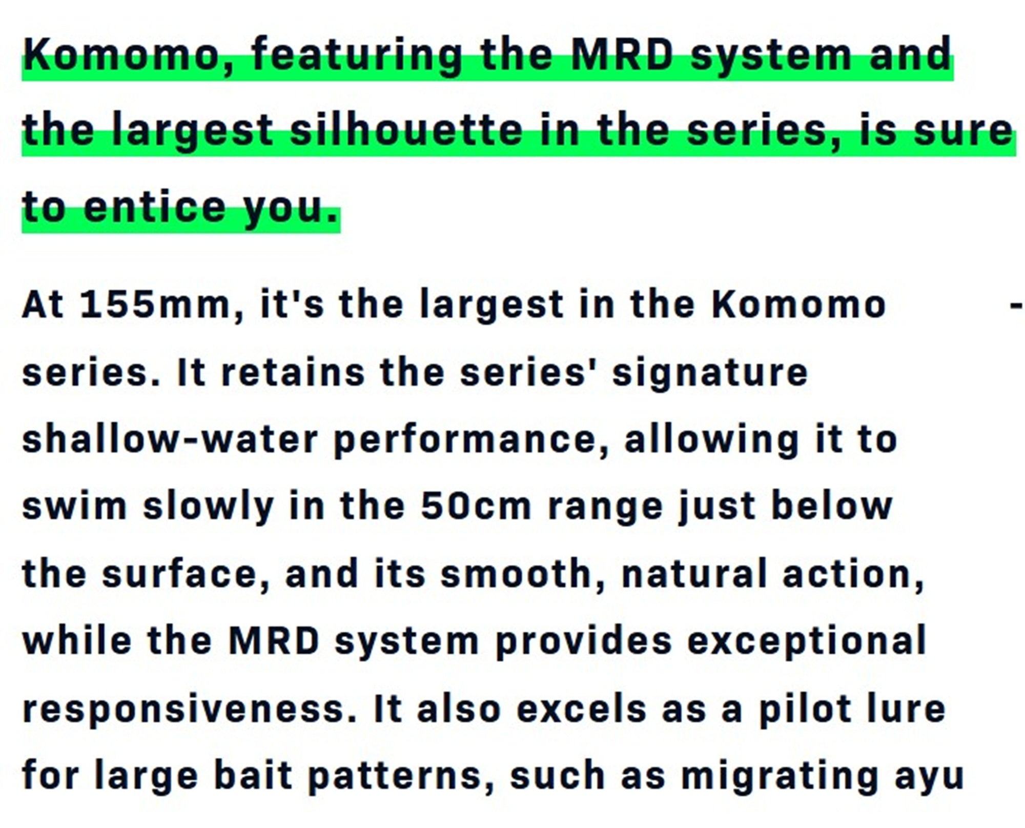 Ima Komomo SF 155 Floating Lure 011 (0808)