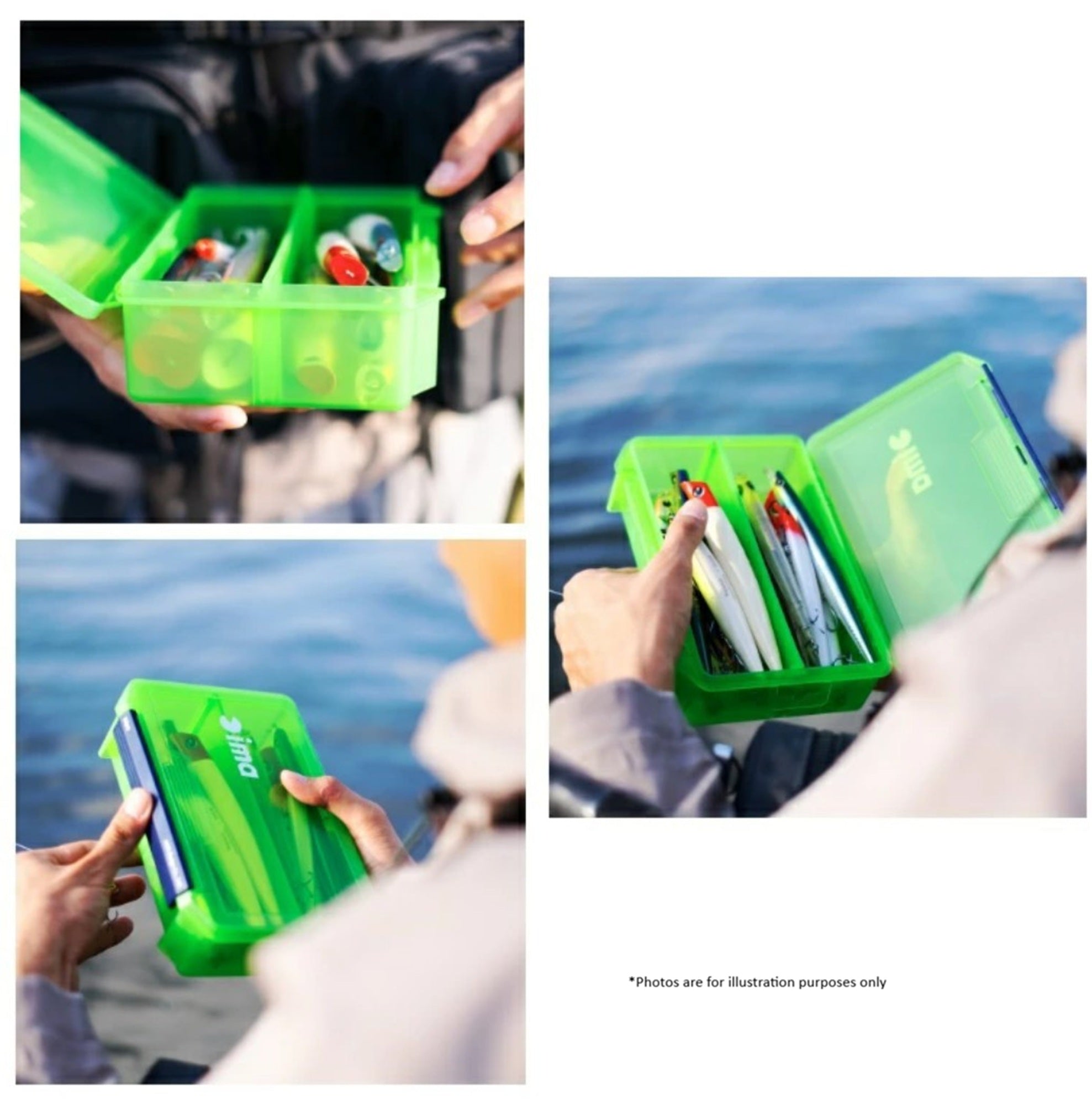 Ima 3010 NDDM Tackle Lure Box Case Original 205 x 145 x 60mm Navy (1164)