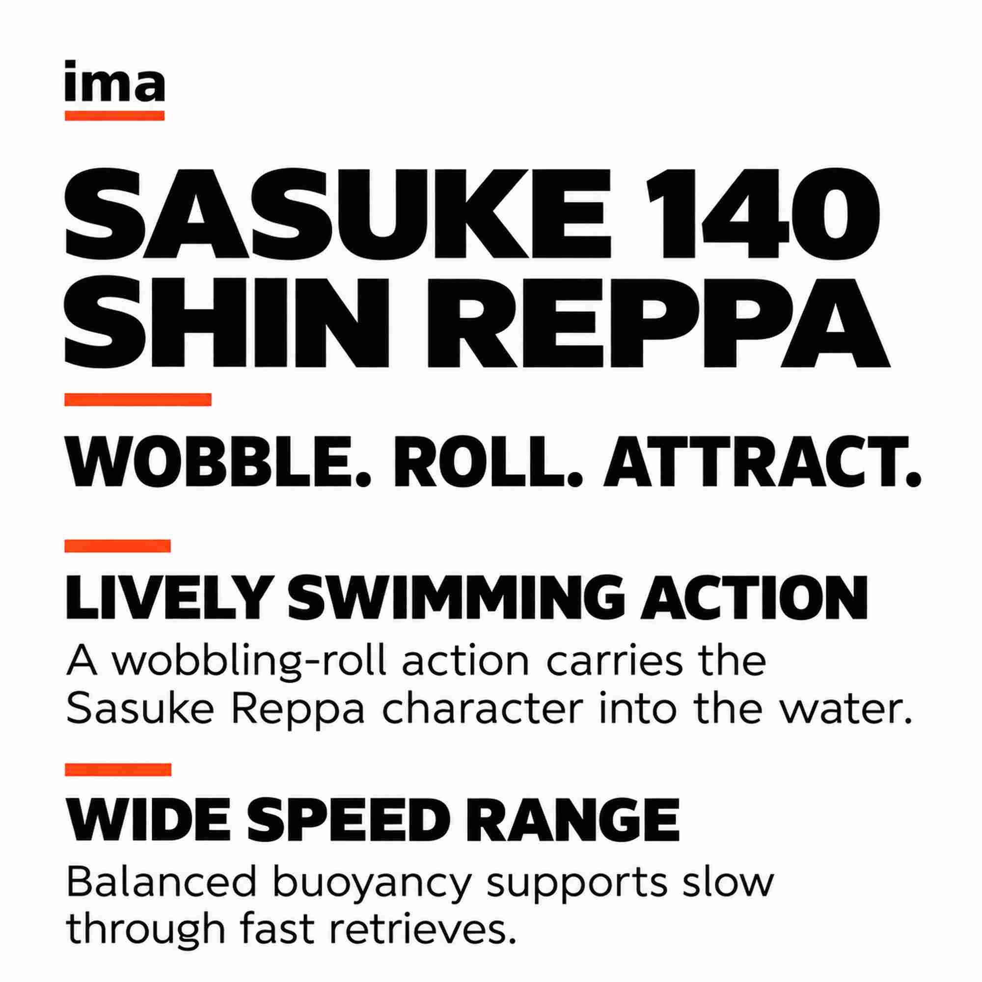 Ima Sasuke 140 Shin Reppa Floating Lure X5699 (5476)