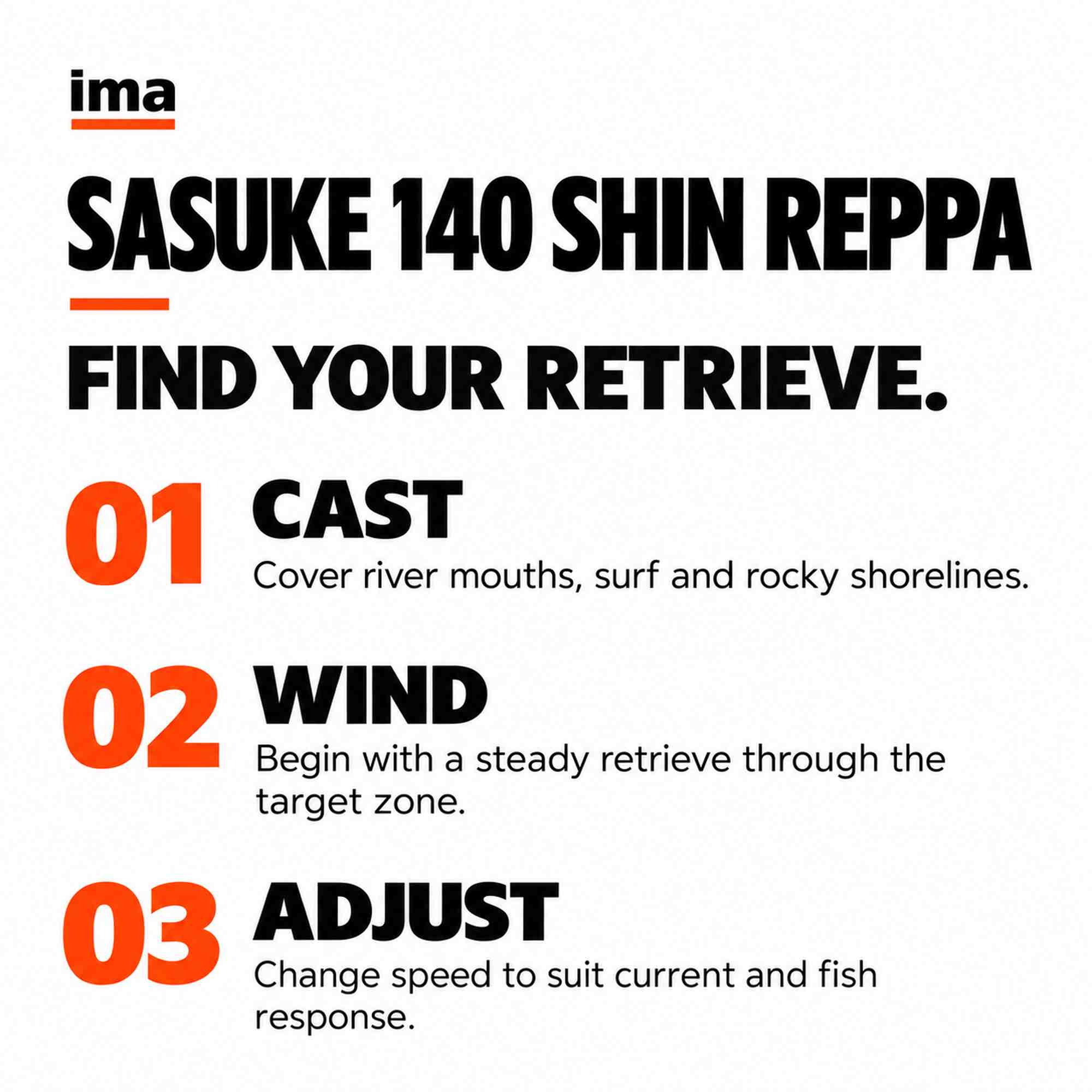 Ima Sasuke 140 Shin Reppa Floating Lure X5699 (5476)