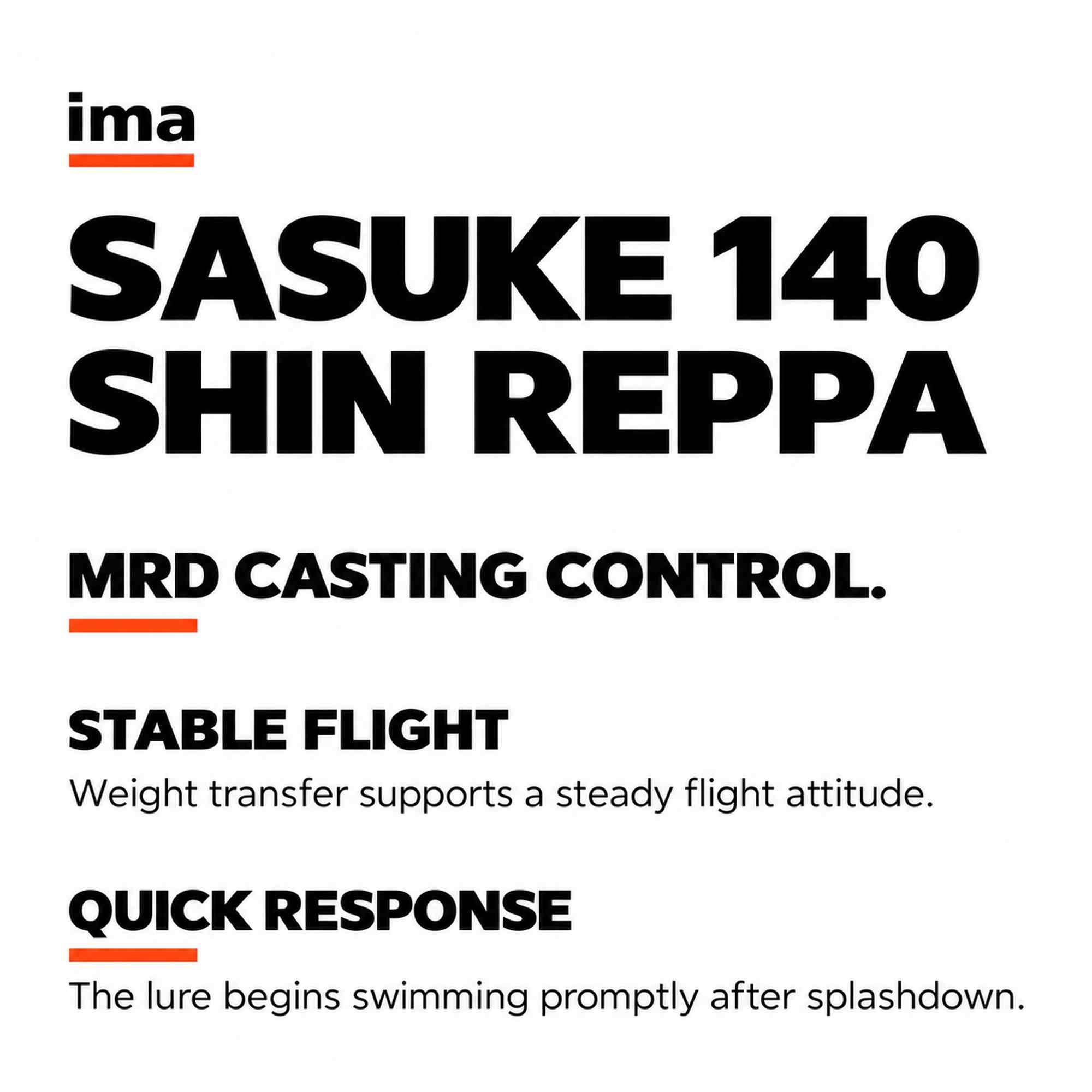 Ima Sasuke 140 Shin Reppa Floating Lure X5699 (5476)