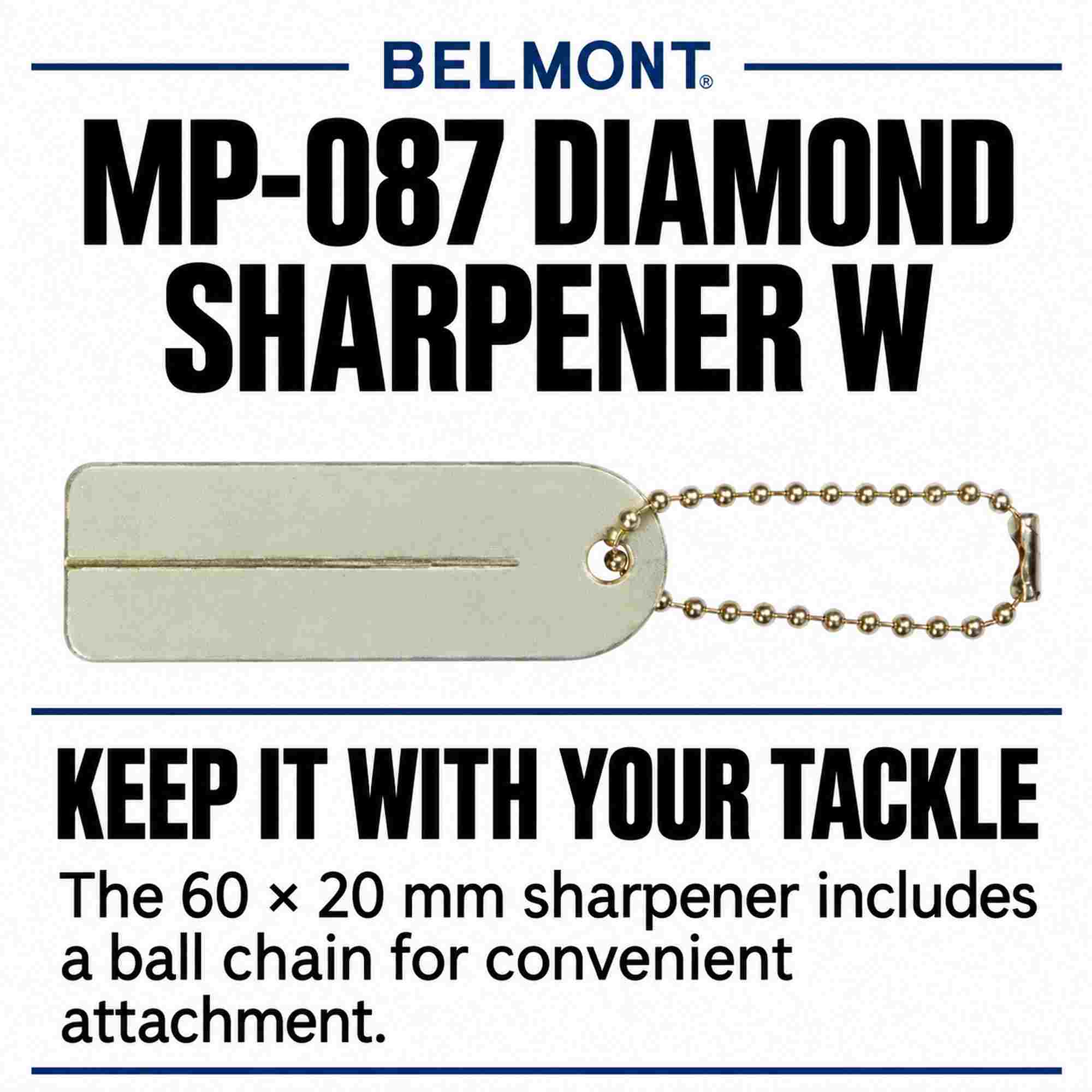 Belmont MP-087 Diamond Sharpener 60x20mm (0870)