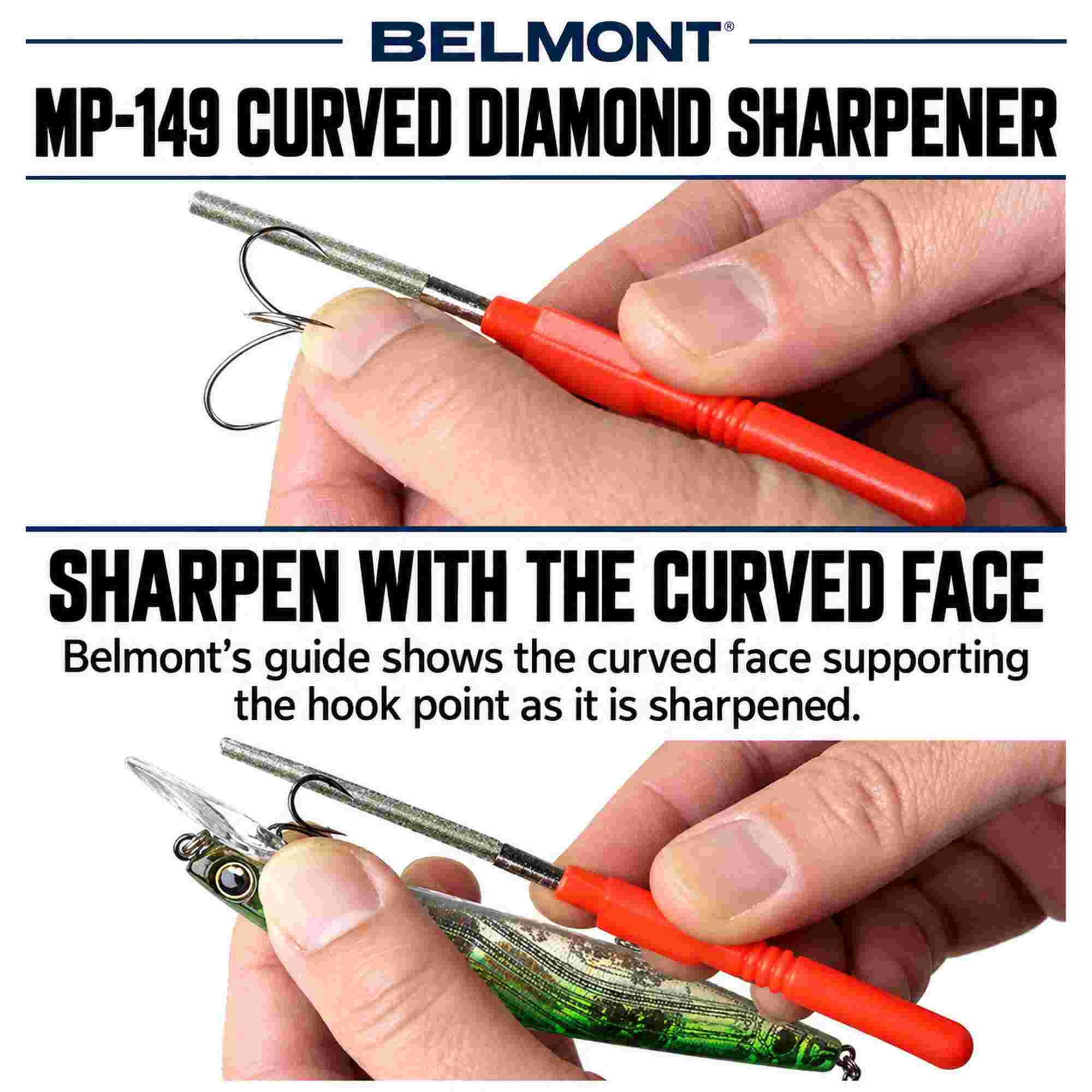 Belmont MP-149 Curved Diamond Sharpener 120x9mm (1495)