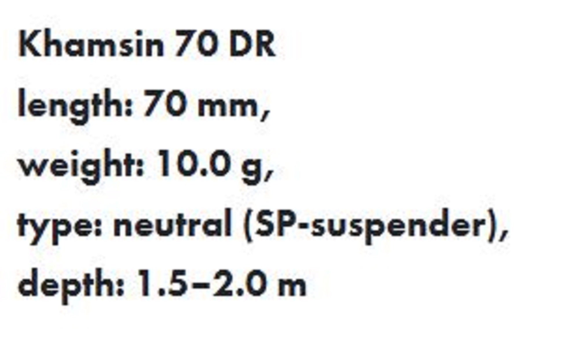 Zipbaits Khamsin DR 70mm Suspend Lure 048 (9253)