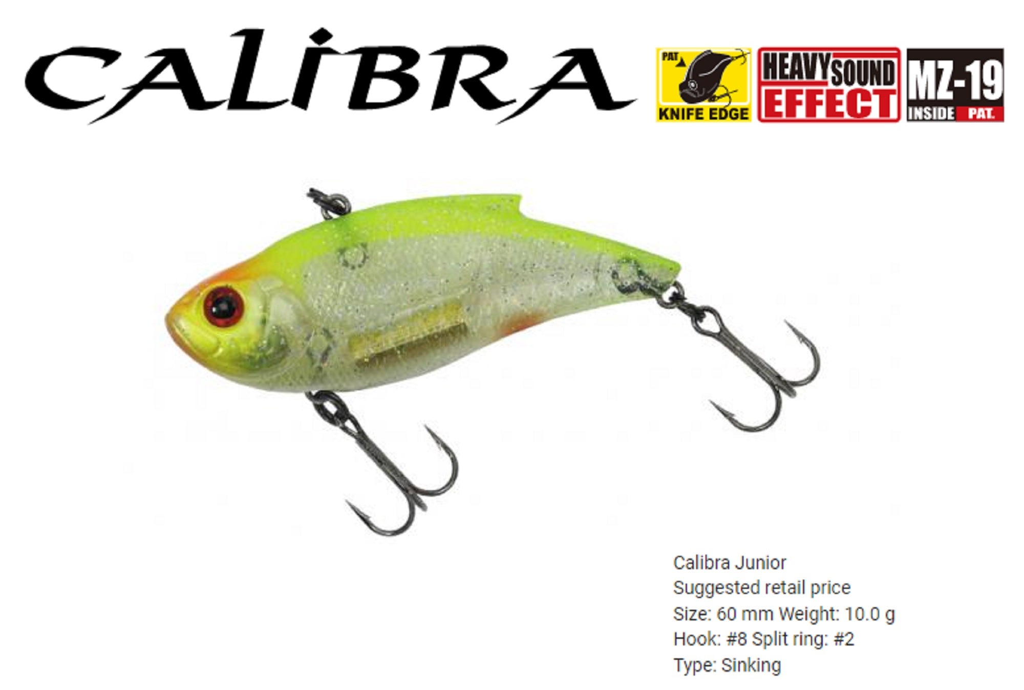 Zipbaits Calibra JR 60 Vibration Sinking Lure 476 (0396)
