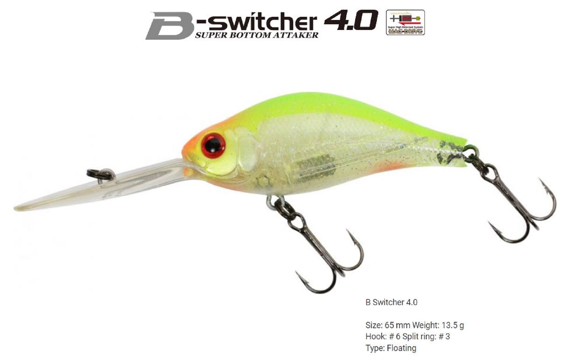 Zipbaits B Switcher 4.0 65mm Floating Lure 030 (3311)