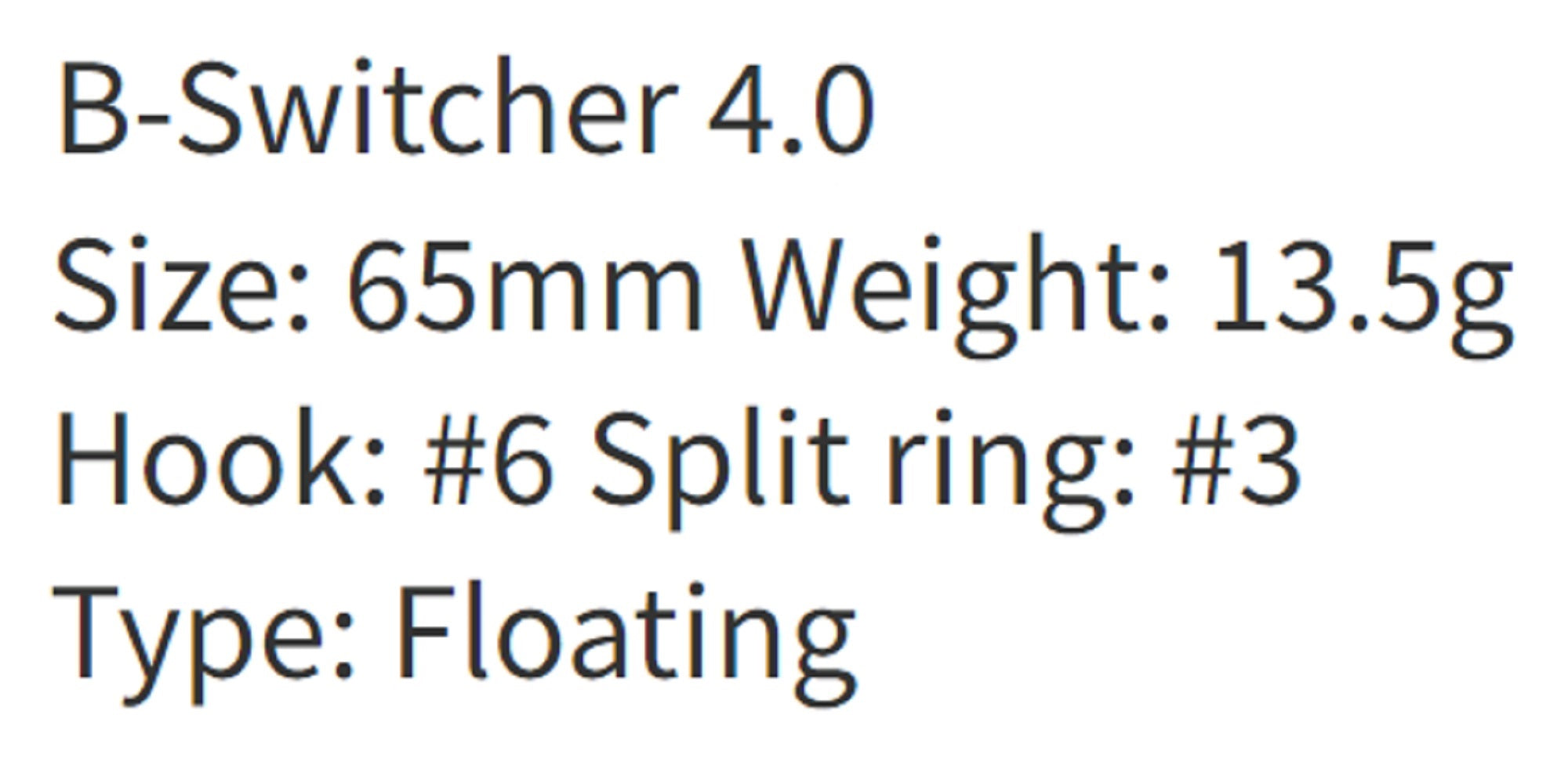 Zipbaits B Switcher 4.0 65mm Silent Floating Lure 292 (3557)