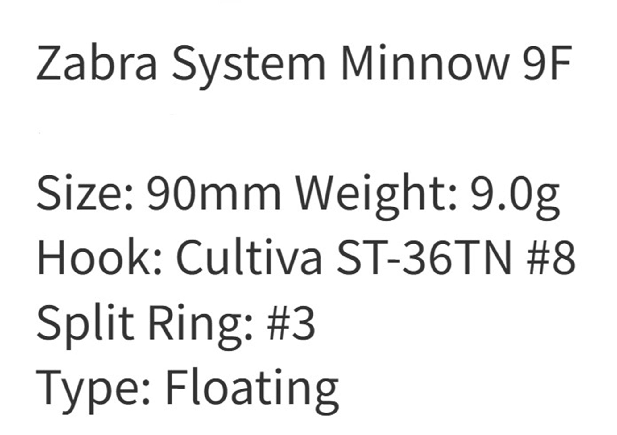 Zipbaits ZBL System Minnow 9F Floating Lure 655 (9467)