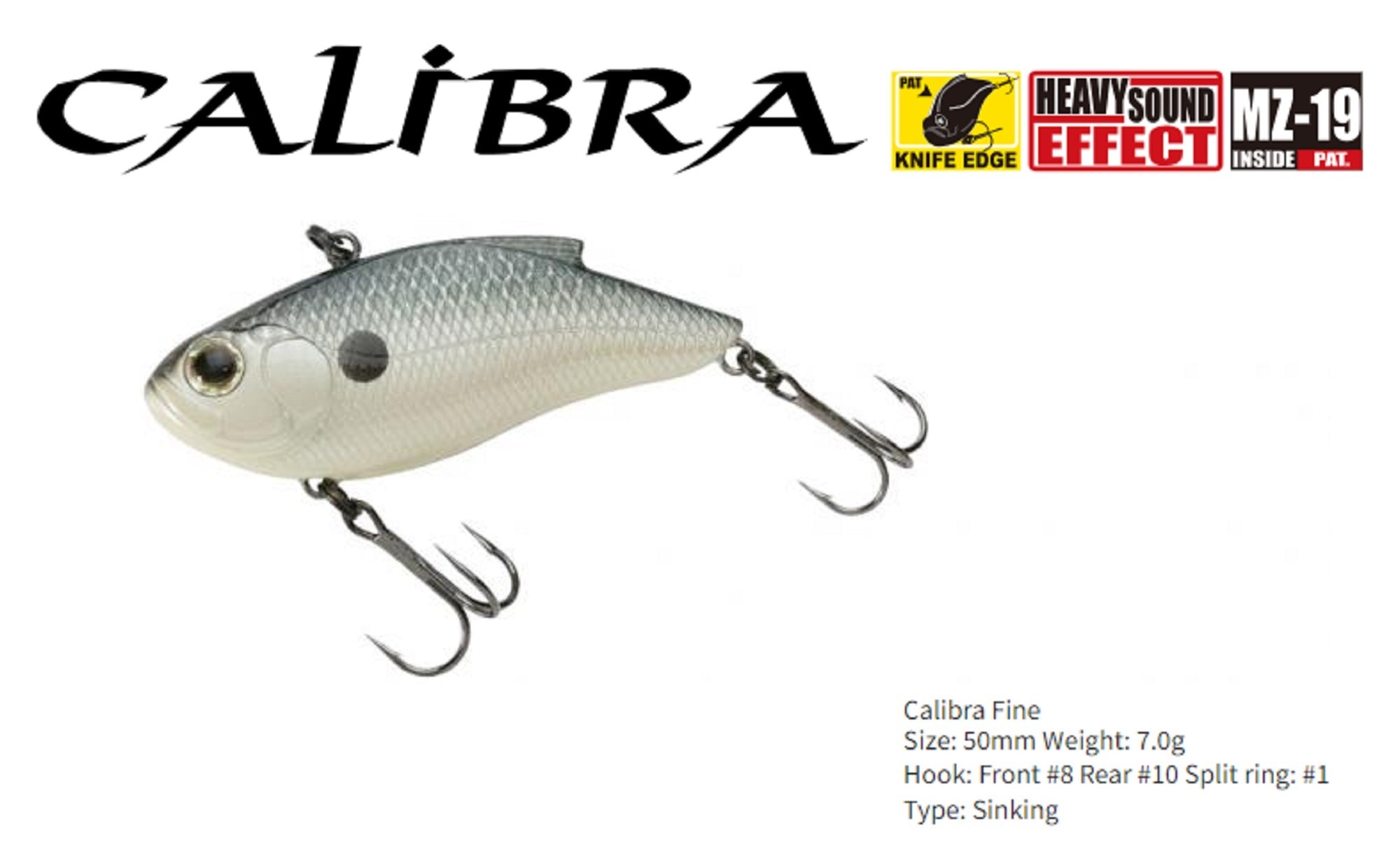 Zipbaits Calibra Fine 50 Vibration Sinking Lure 876 (7370)